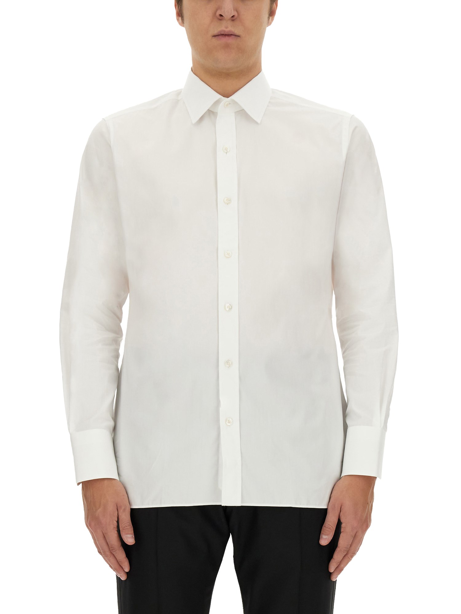Shop Tom Ford Slim Fit Shirt In White