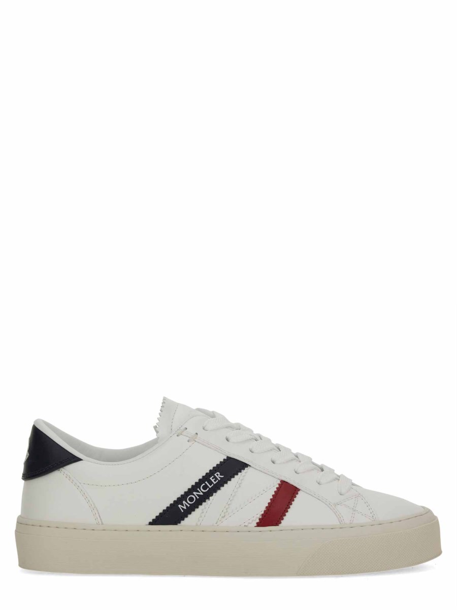 MONCLER SNEAKER MONACO2 IN PELLE