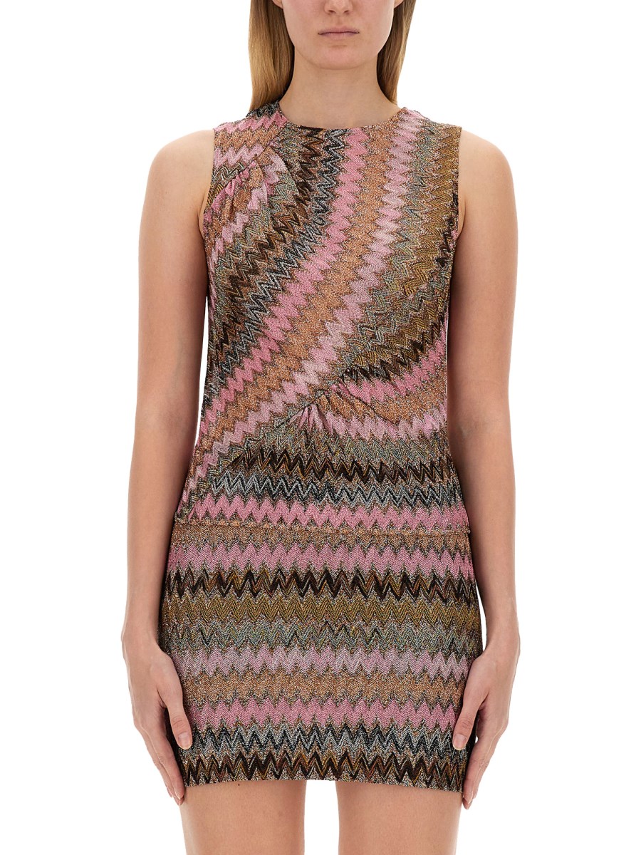 MISSONI TOP LAMINE IN MISTO VISCOSA