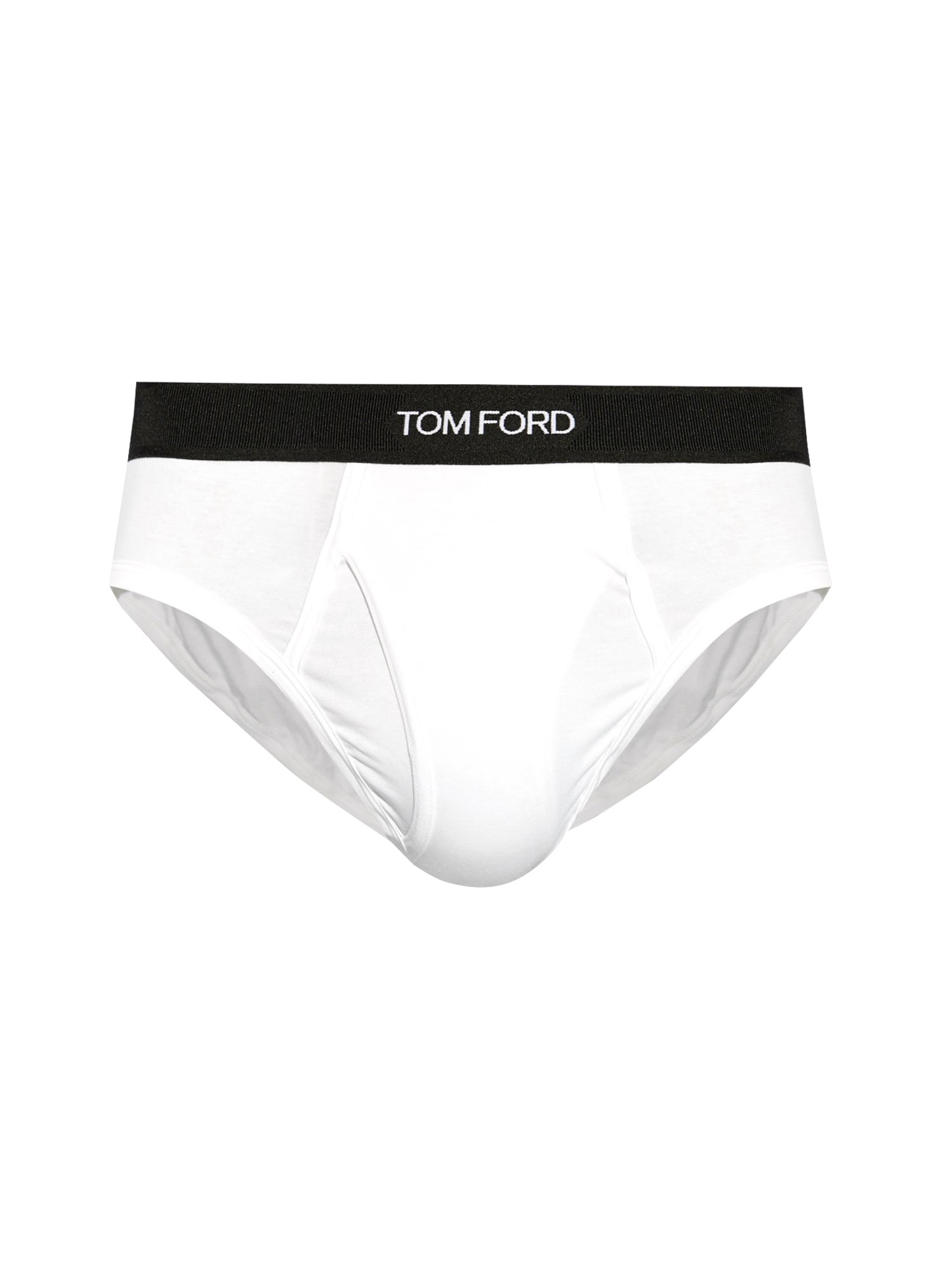 Shop Tom Ford Briefs With Logo In White