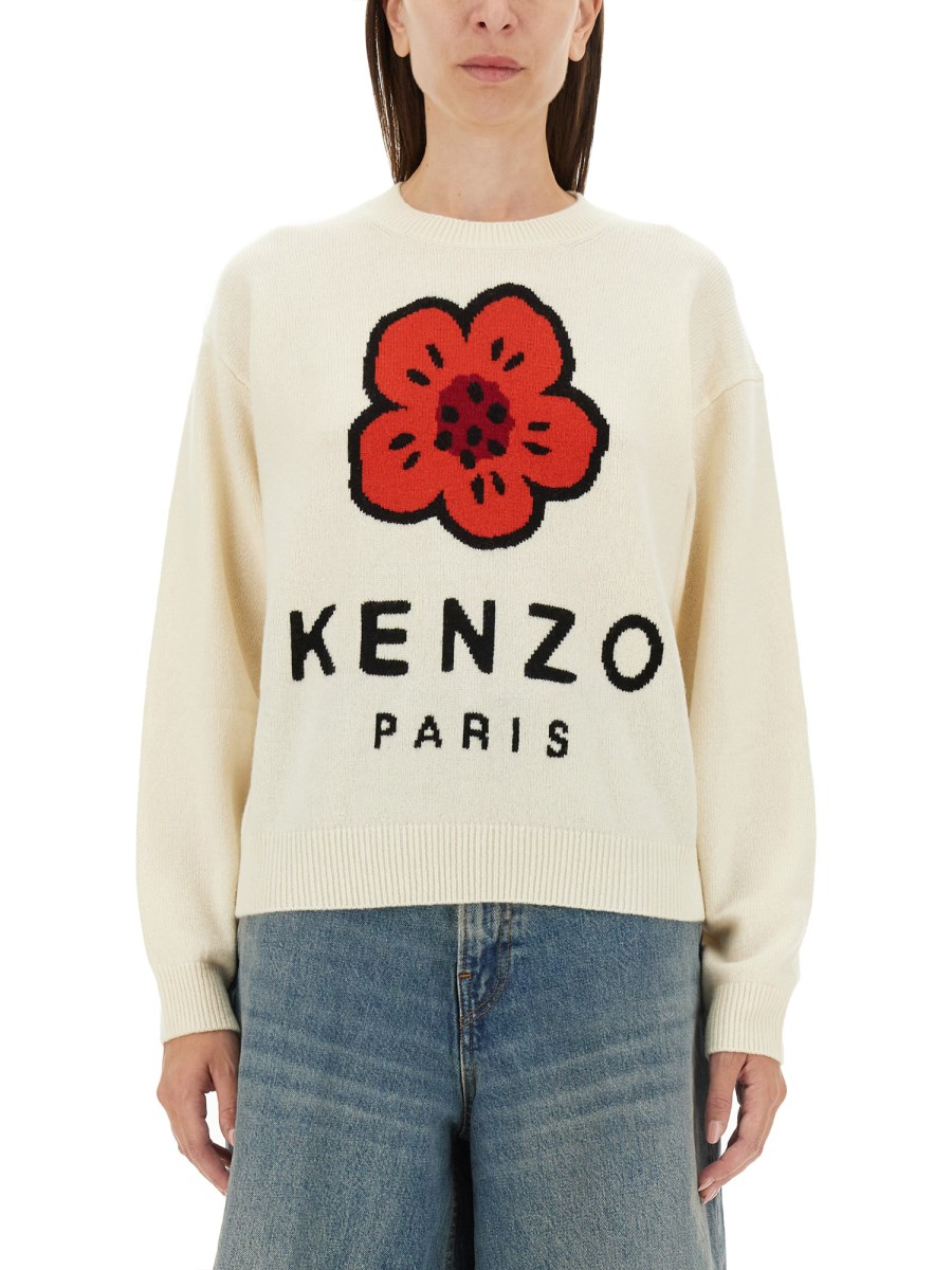 KENZO FELPA DI LANA BOKE FLOWER