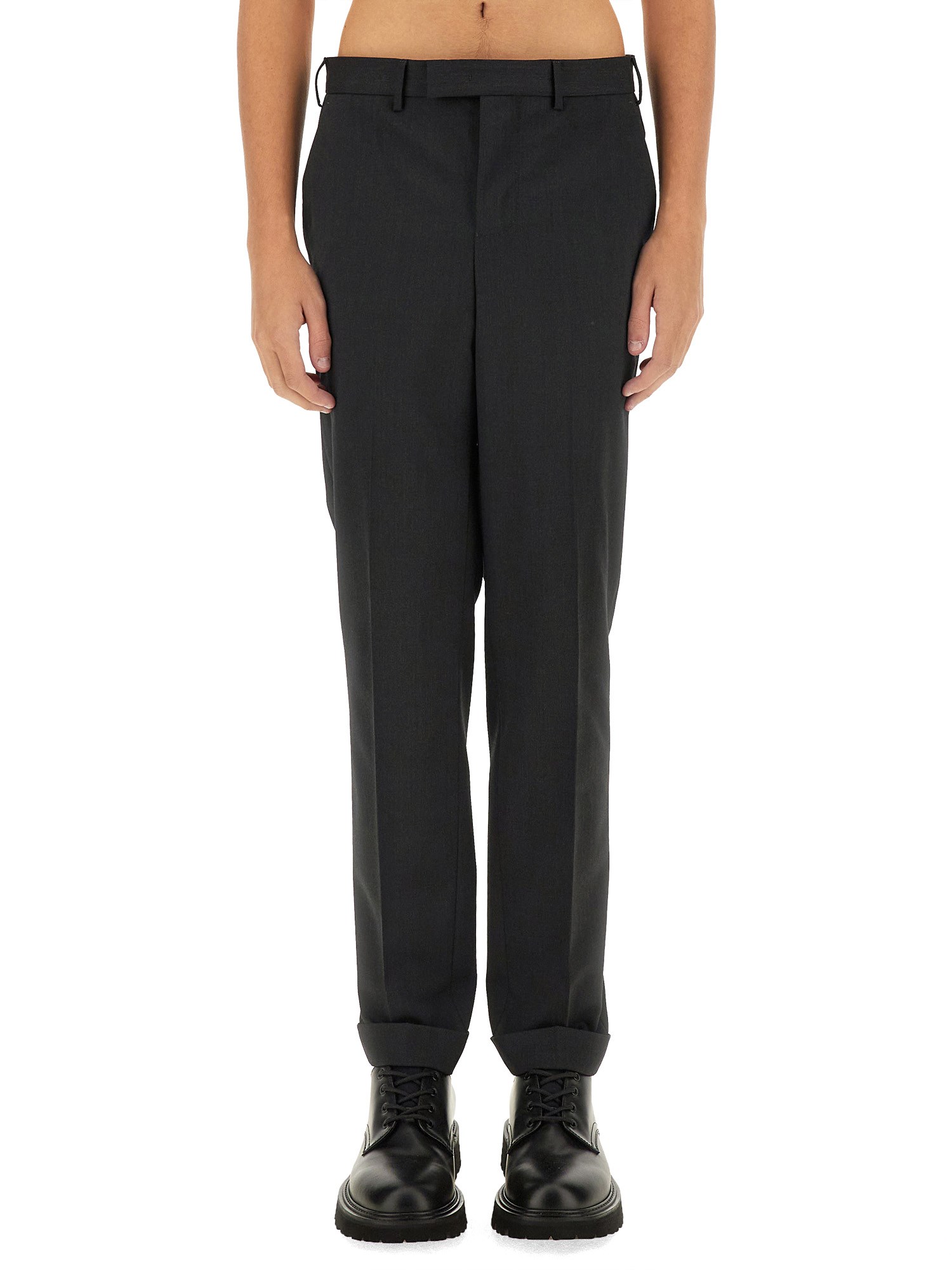 Pt Torino Straight Leg Pants In Black