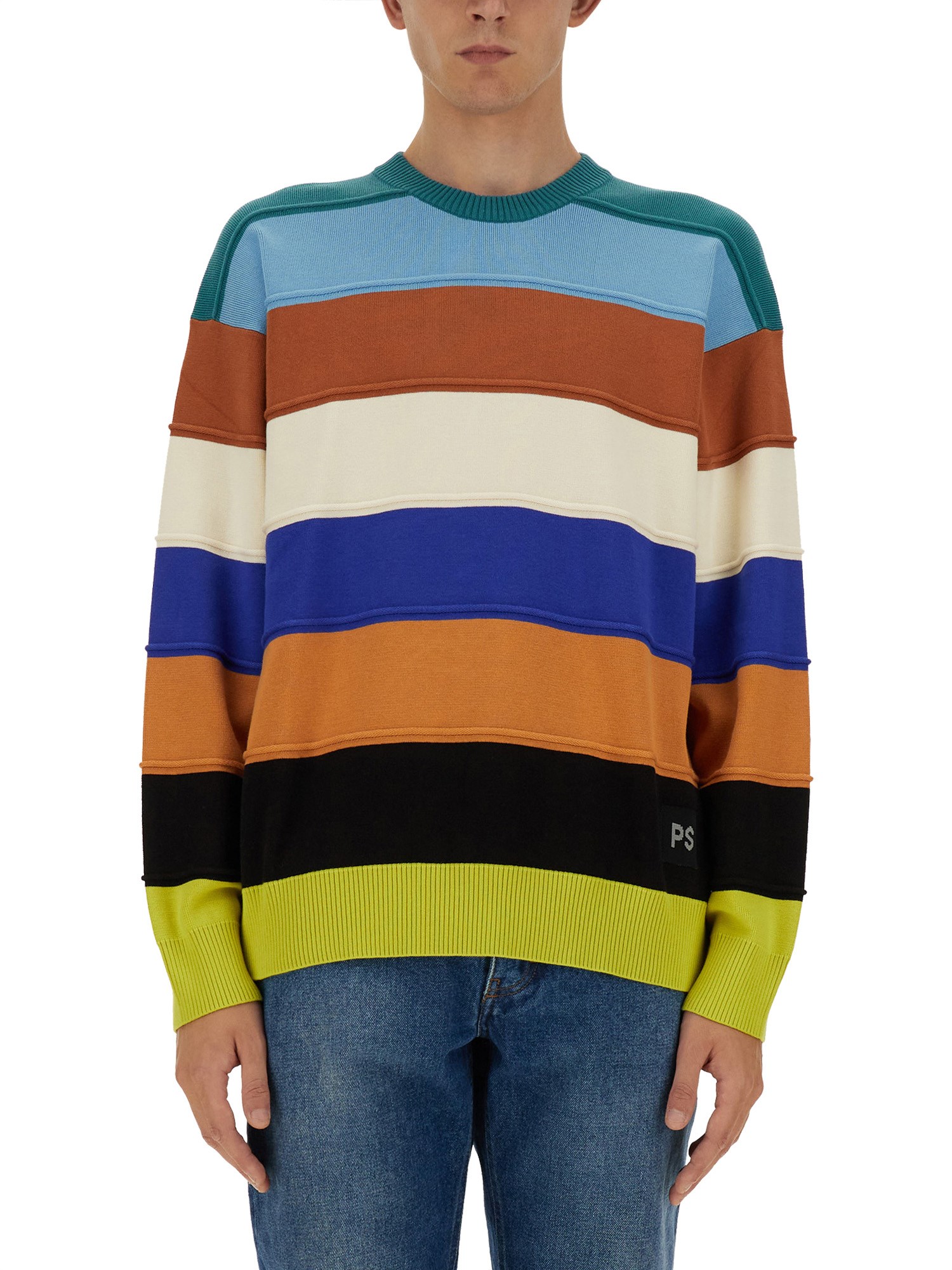 Ps By Paul Smith Ps Paul Smith Striped Shirt In Multicolour