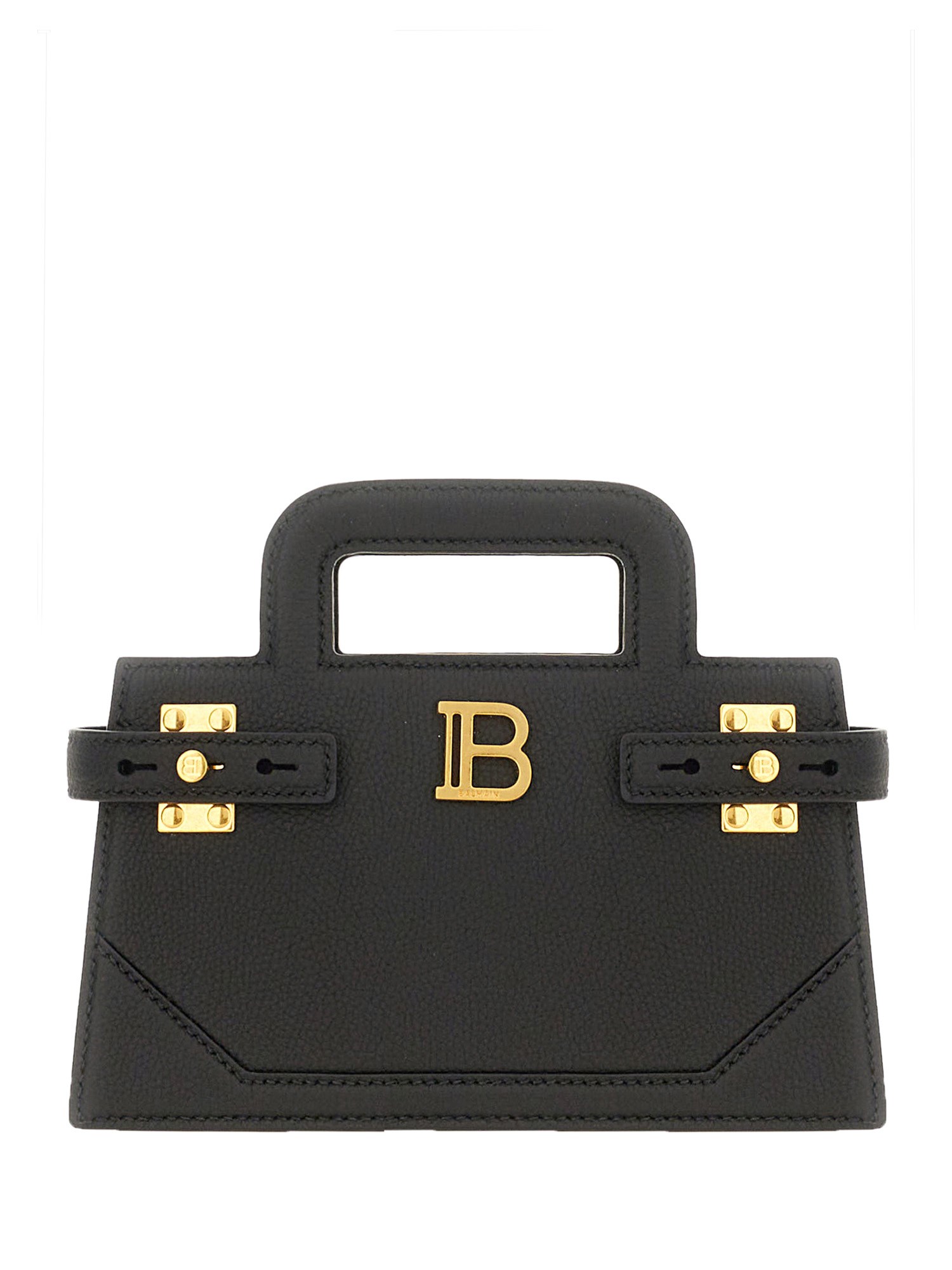 Shop Balmain Small B-buzz Bag In Black