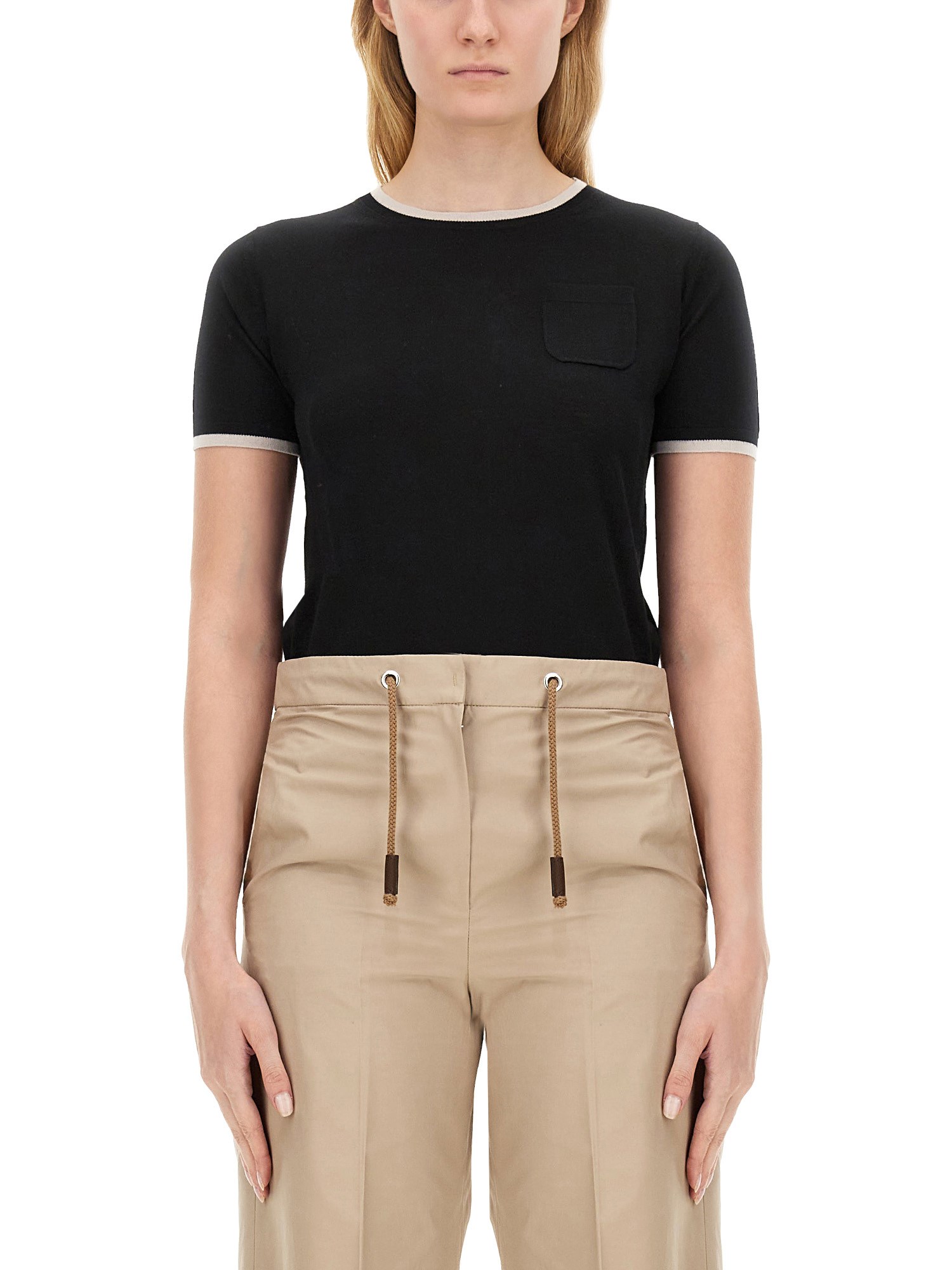 Shop 's Max Mara T-shirt "egidio" In Black