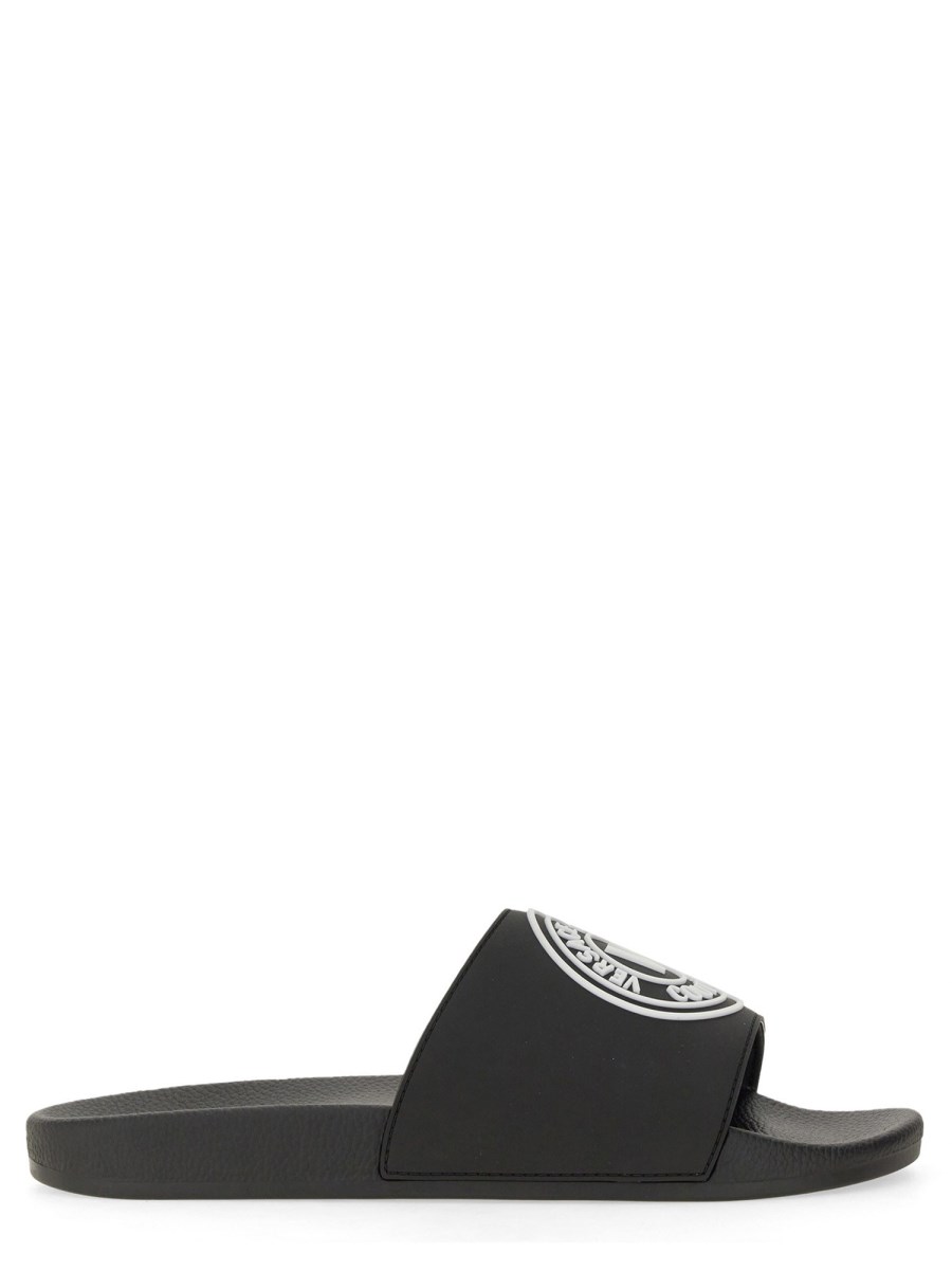 VERSACE JEANS COUTURE SANDALO SLIDE CON LOGO