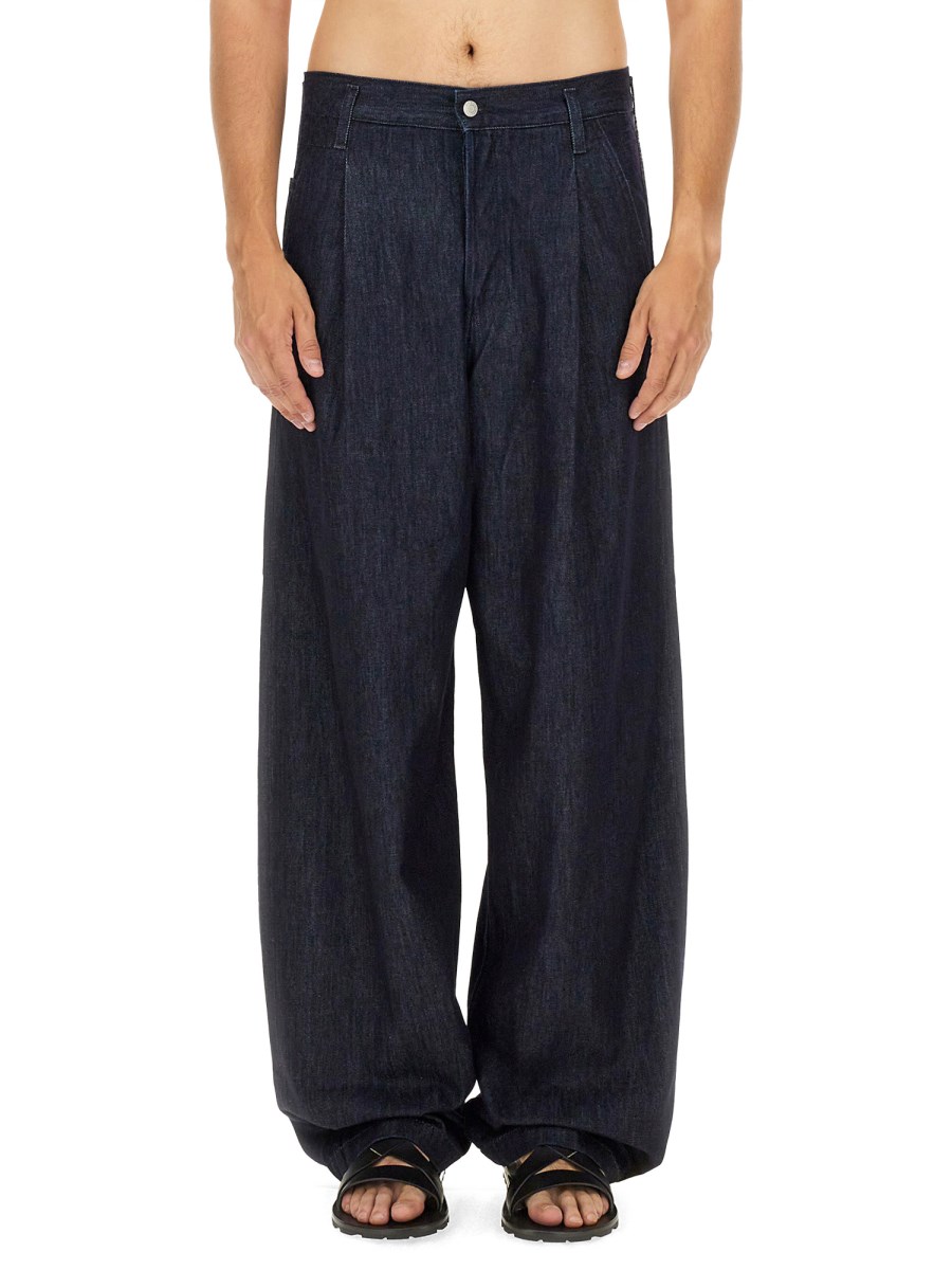 DRIES VAN NOTEN PANTALONE IN DENIM