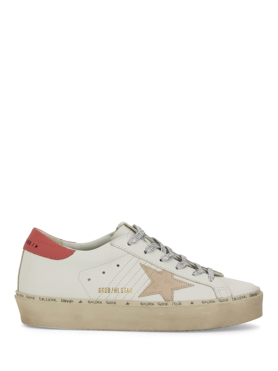 GOLDEN GOOSE SNEAKER "HI STAR" IN PELLE