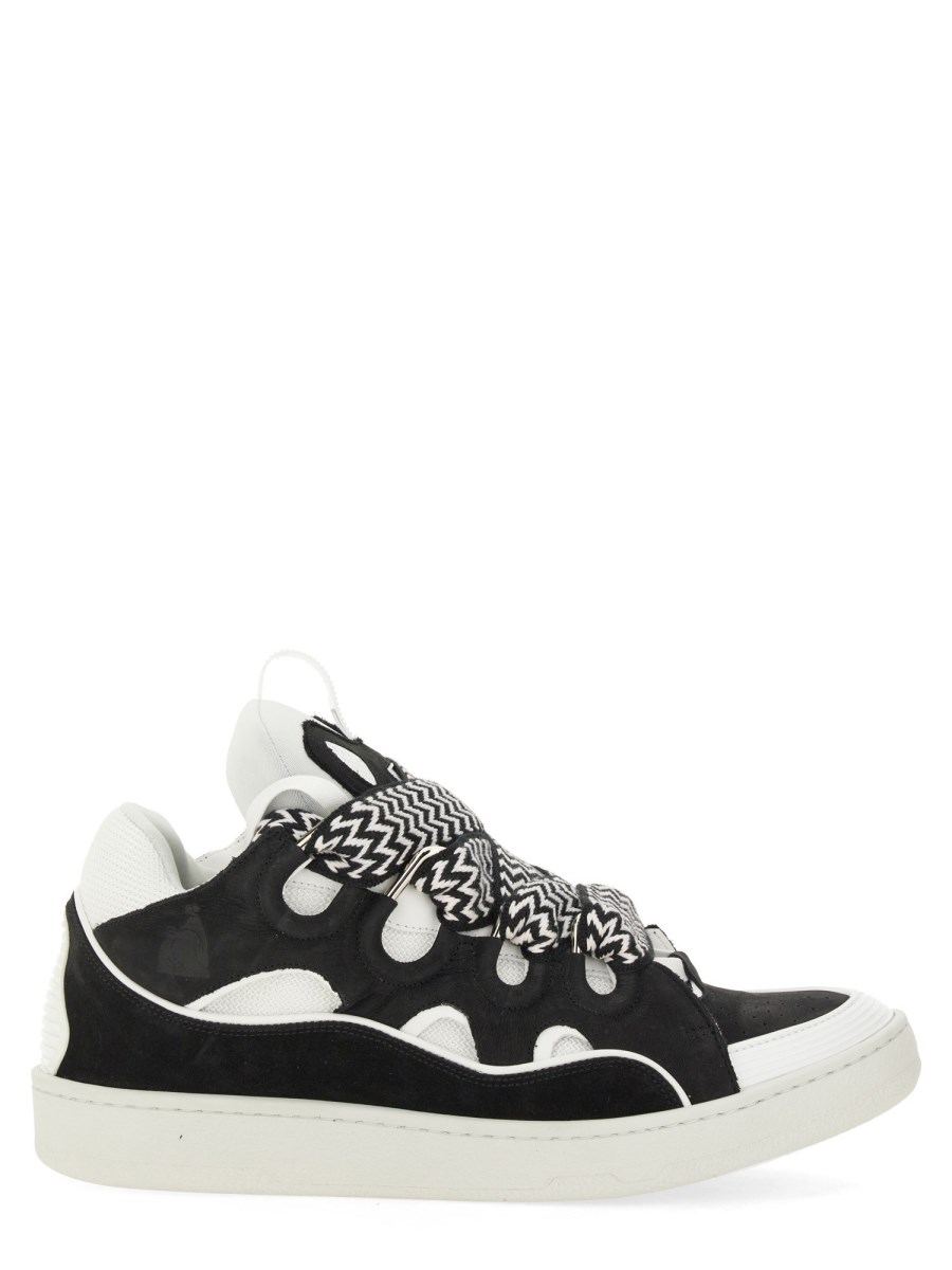 LANVIN SNEAKER "CURB" IN PELLE