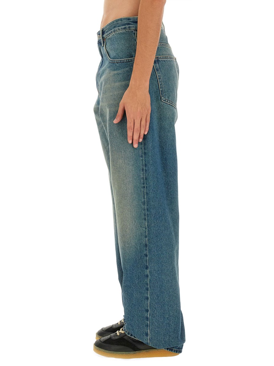 【関税&送料込】Mm6 Bianchetto-Treated Denim Jeans MM6 MAISON MARGIELA - FIVE-POCKET COTTON DENIM JEANS