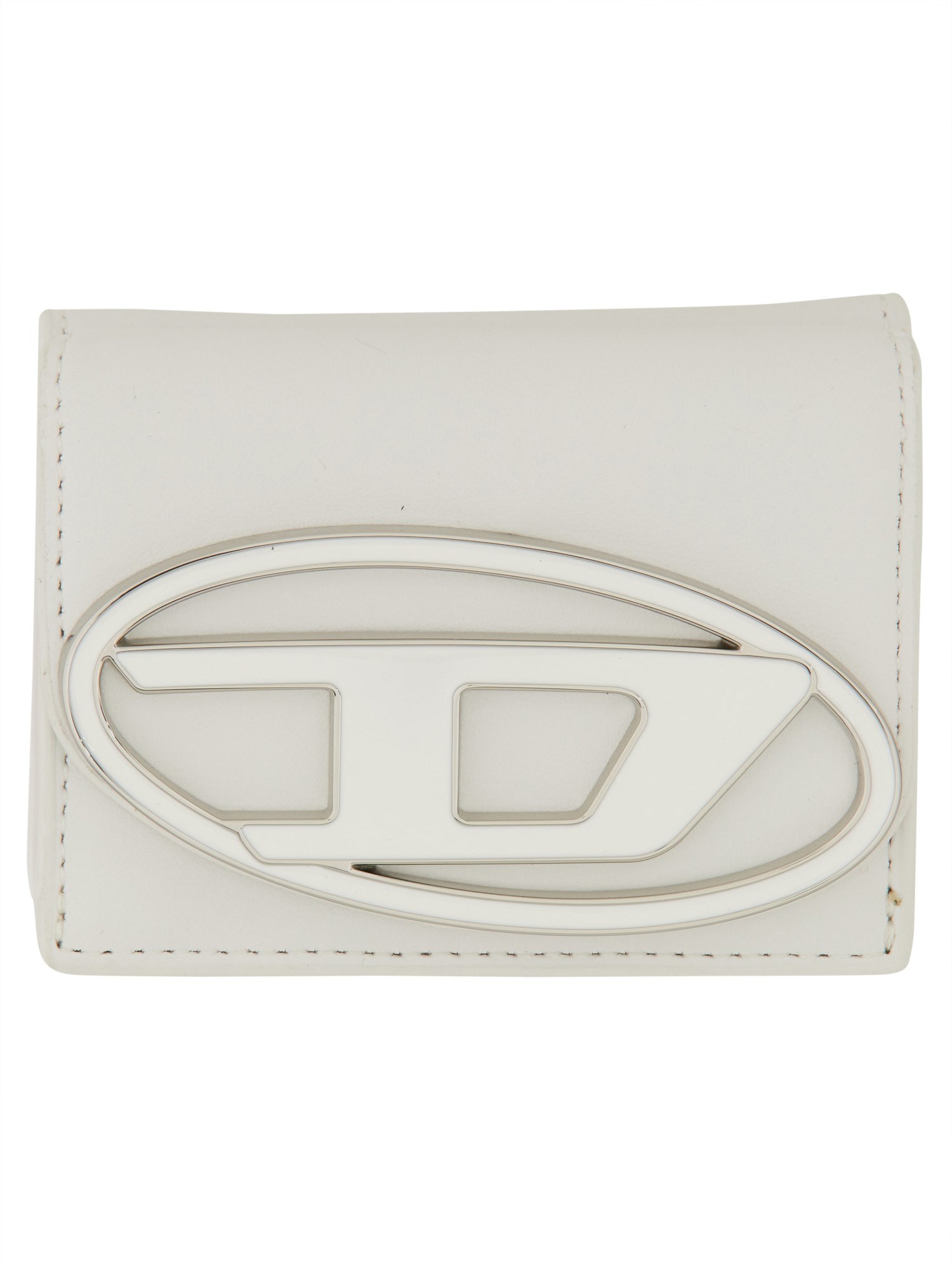 Shop Diesel Wallet With Logo In White