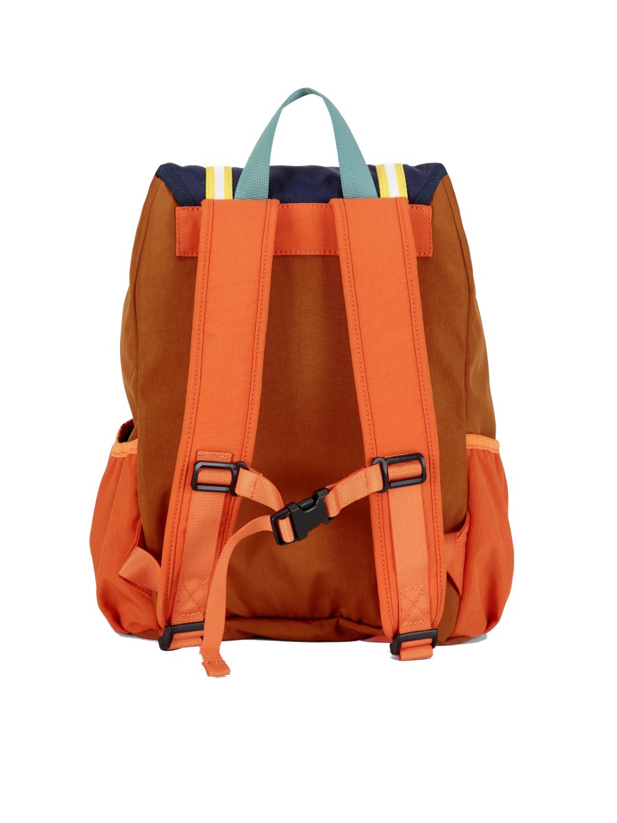 color block technic backpack