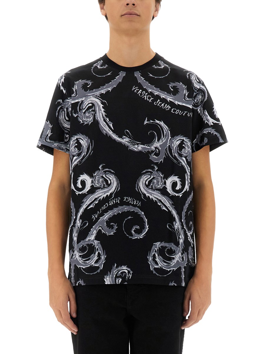 VERSACE JEANS COUTURE TSHIRT CHROMO COUTURE