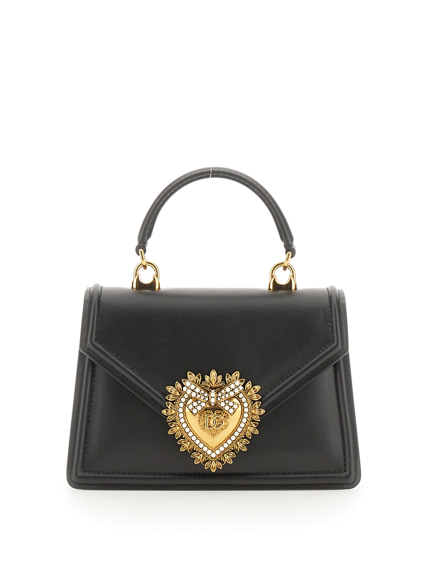 Shop Dolce & Gabbana Devotion" Bag Small In Black