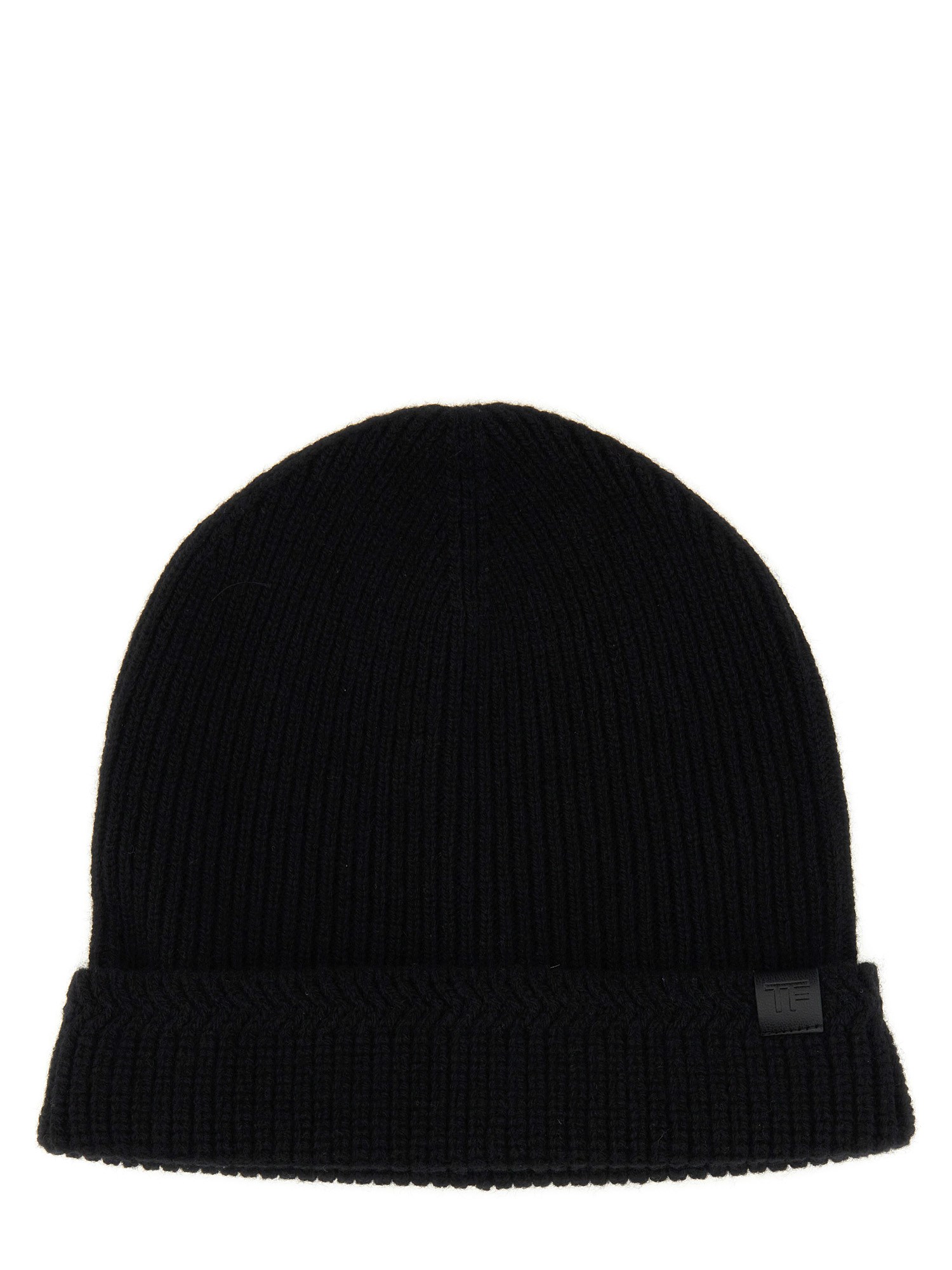 Shop Tom Ford Cashmere Beanie Hat In Black