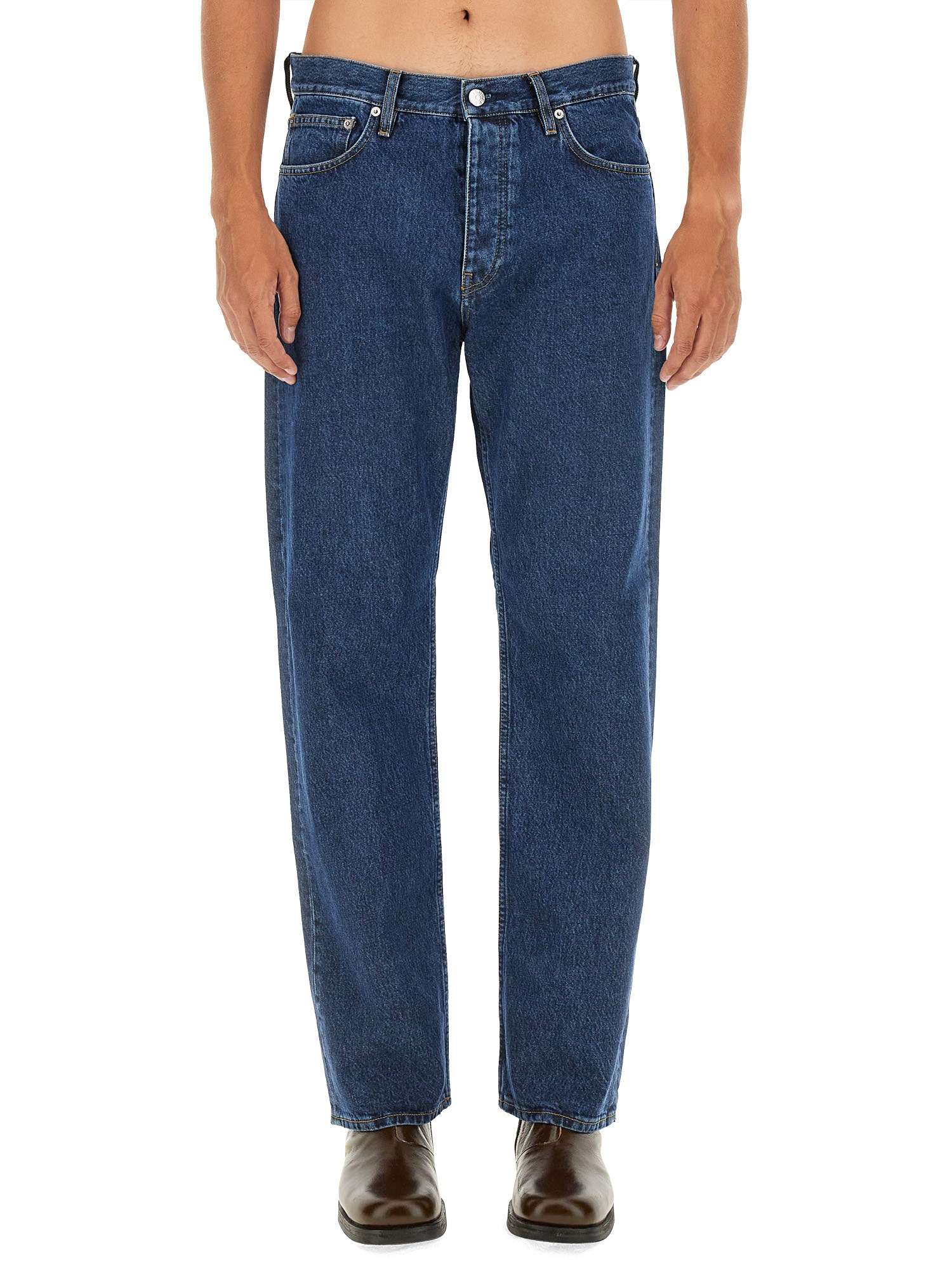 Sunflower Organic Cotton Straight-leg Jeans In Blue