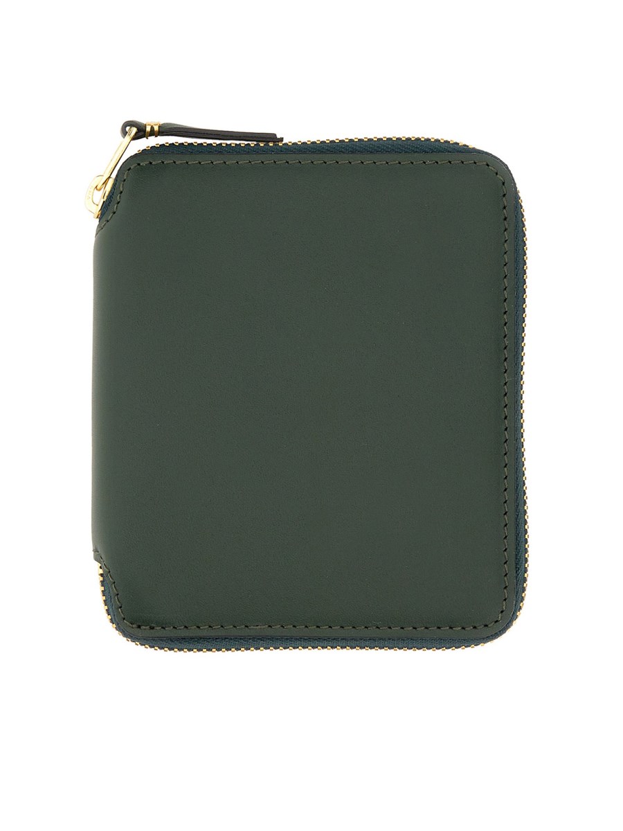 COMME DES GARCONS WALLET PORTAFOGLIO IN PELLE CON ZIP