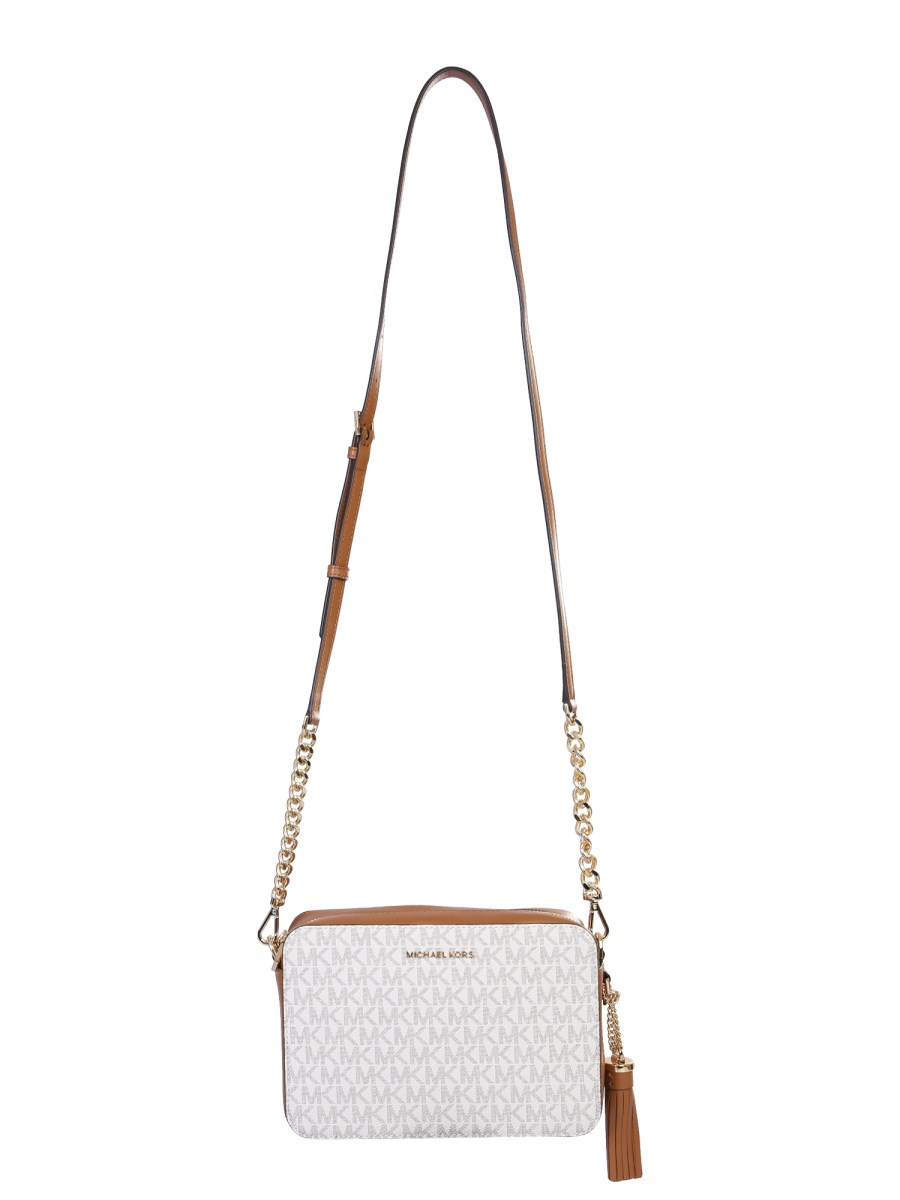 MICHAEL BY MICHAEL KORS BORSA A TRACOLLA "GINNY" MEDIA IN TELA RIVESTITA