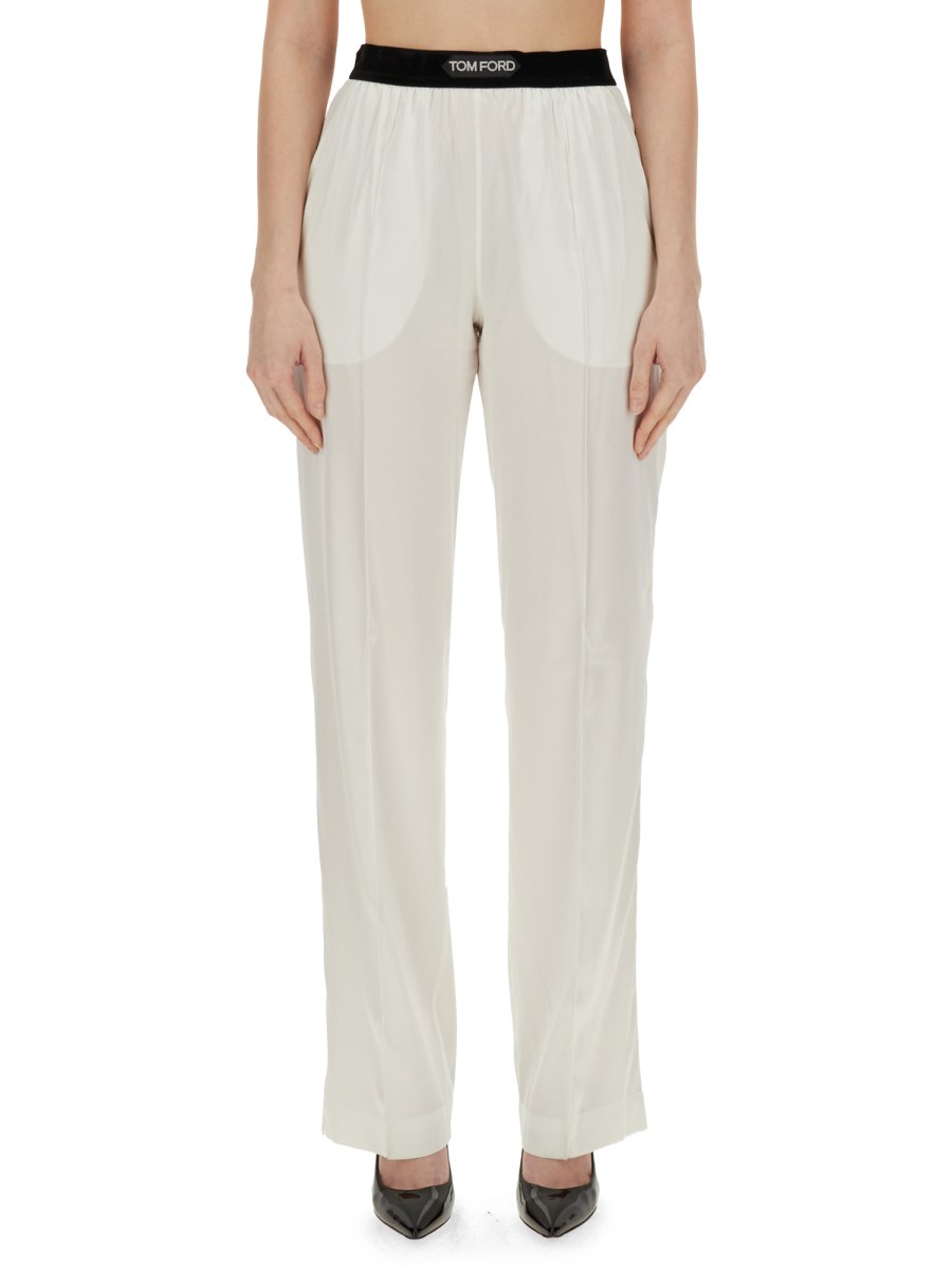 TOM FORD PANTALONE IN SATIN