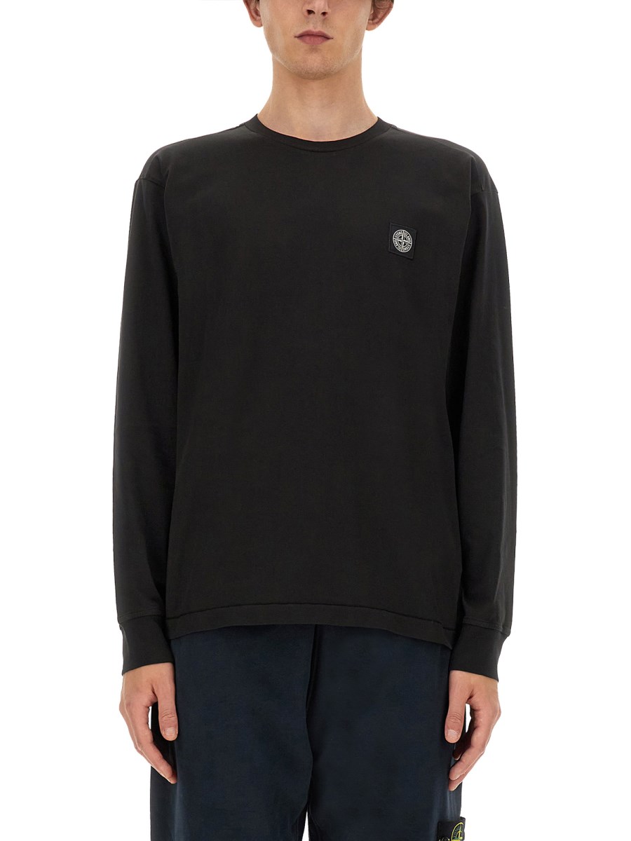 STONE ISLAND T-SHIRT IN COTONE