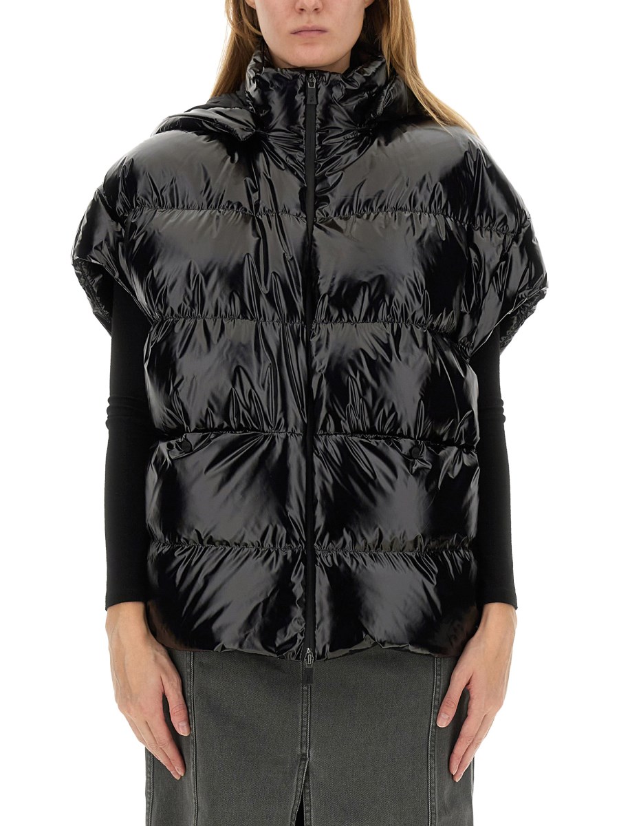 HERNO GILET LAMINAR IN NYLON