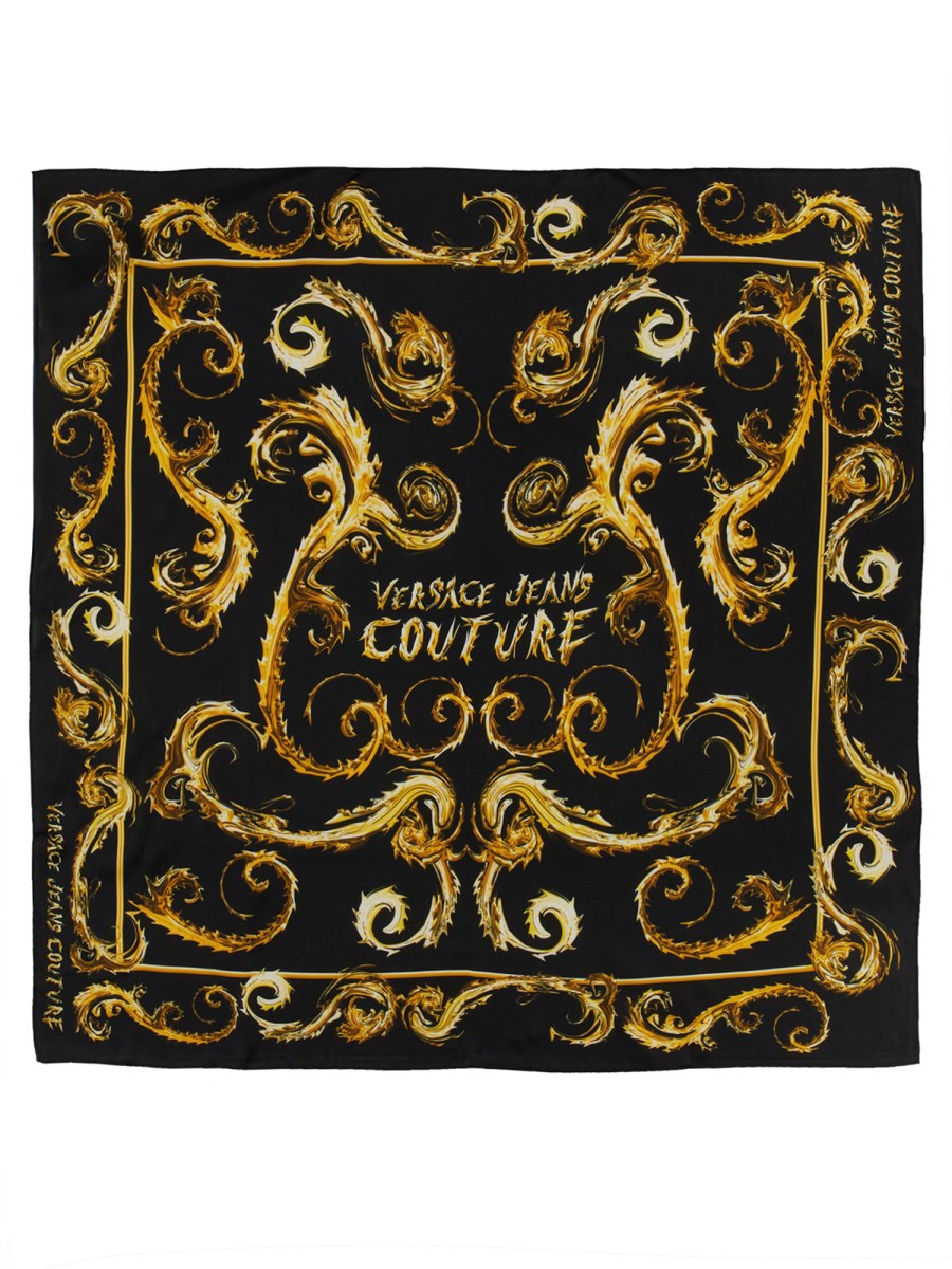 VERSACE JEANS COUTURE FOULARD IN SETA