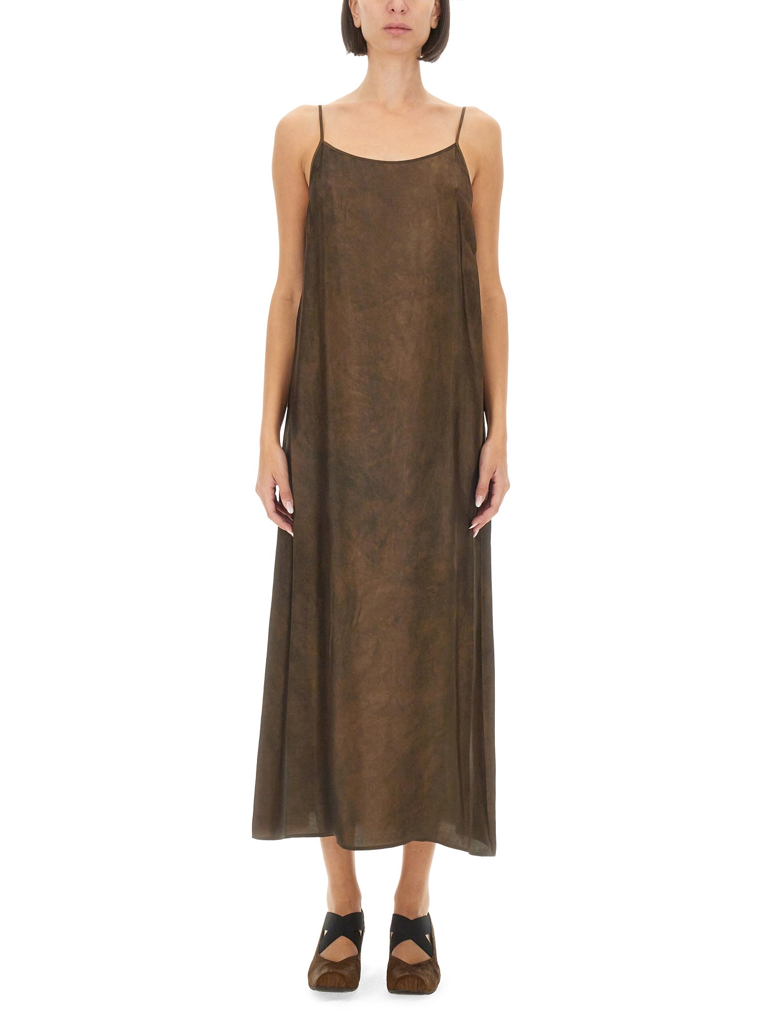 Uma Wang "anaya" Dress In Brown