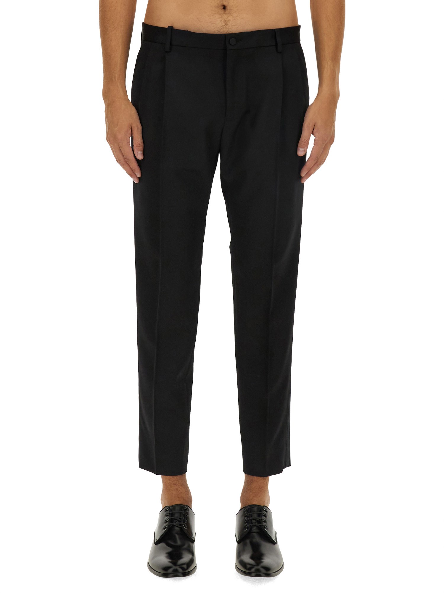 Shop Dolce & Gabbana Classic Pants In Black