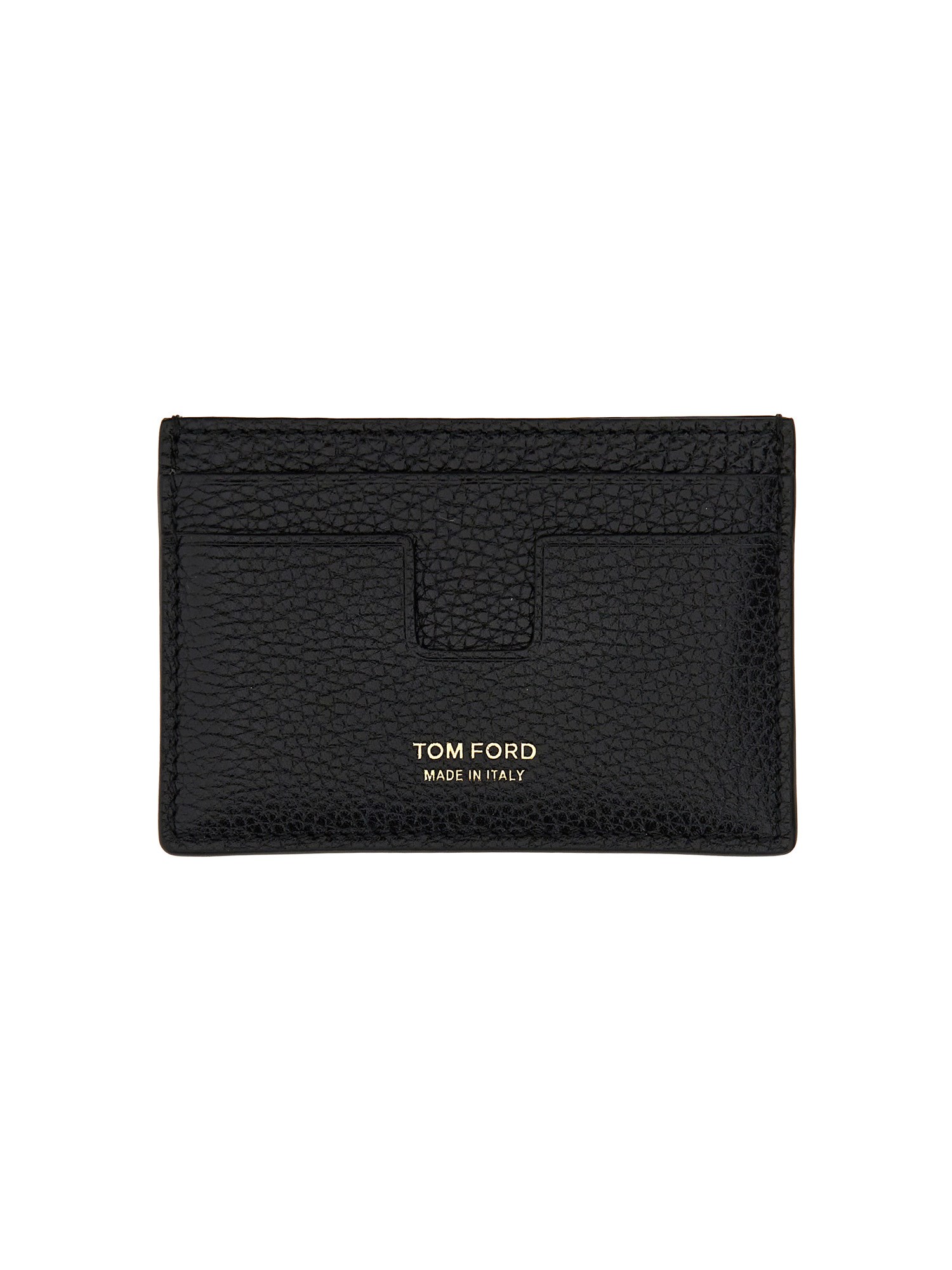 Tom Ford T Line Classic Card Holder In Black