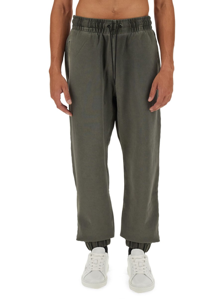 MSGM PANTALONE JOGGING IN JERSEY EFFETTO FADED