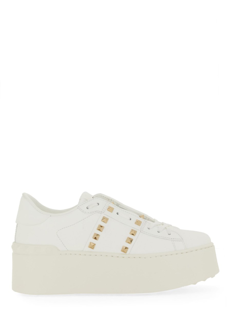 VALENTINO GARAVANI SNEAKER ROCKSTUD IN PELLE