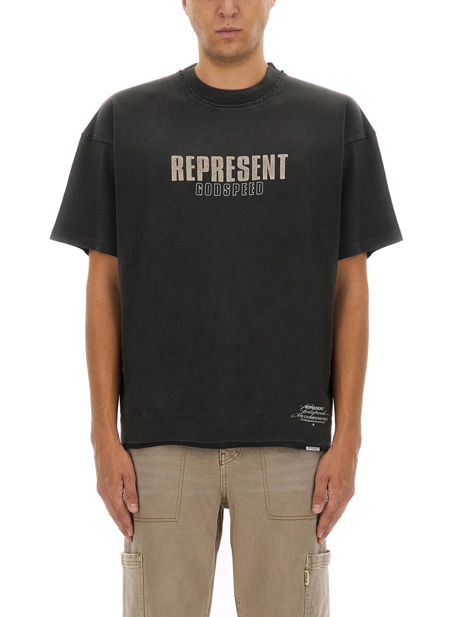 REPRESENT T-SHIRT GODSPEED IN COTONE