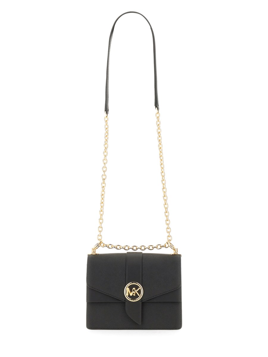 MICHAEL BY MICHAEL KORS BORSA A TRACOLLA GREENWICH IN PELLE SAFFIANO