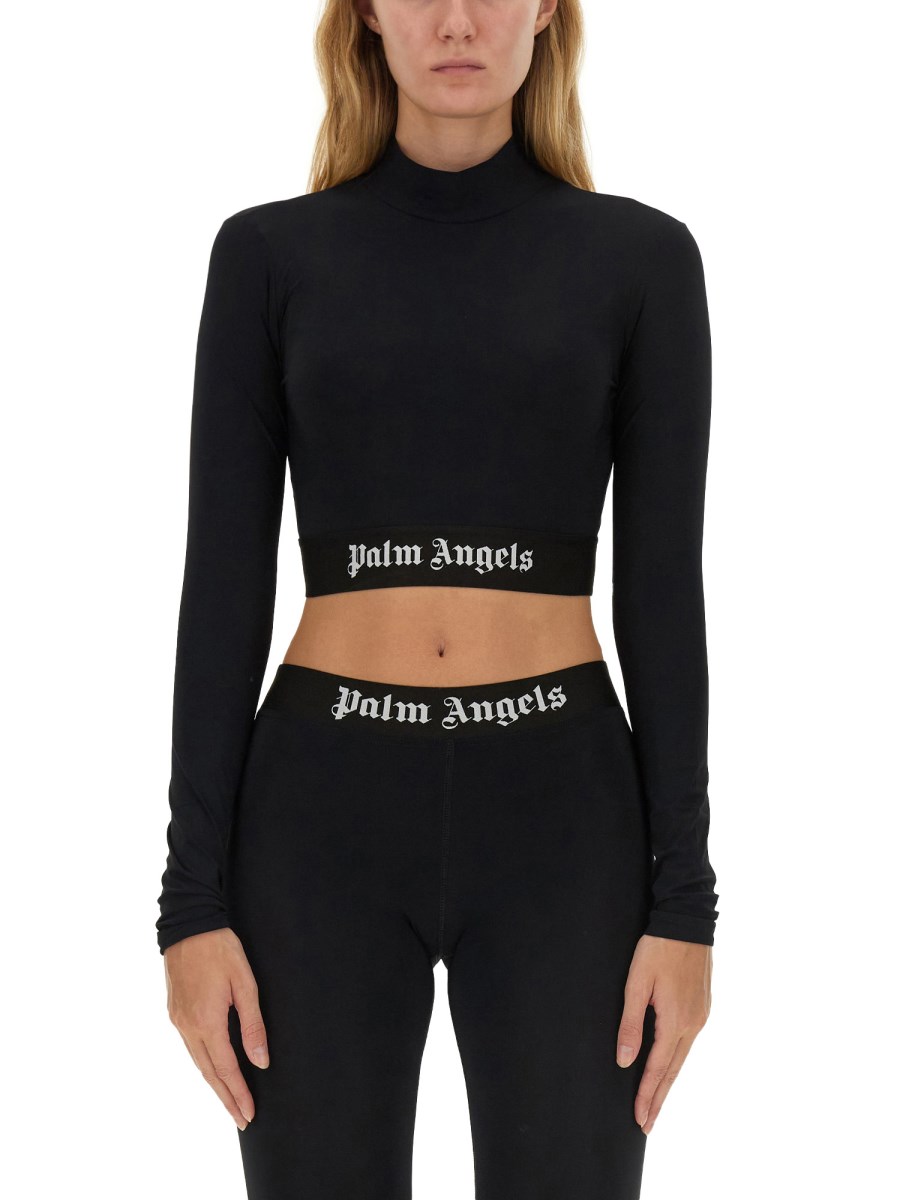 PALM ANGELS TOP CON LOGO