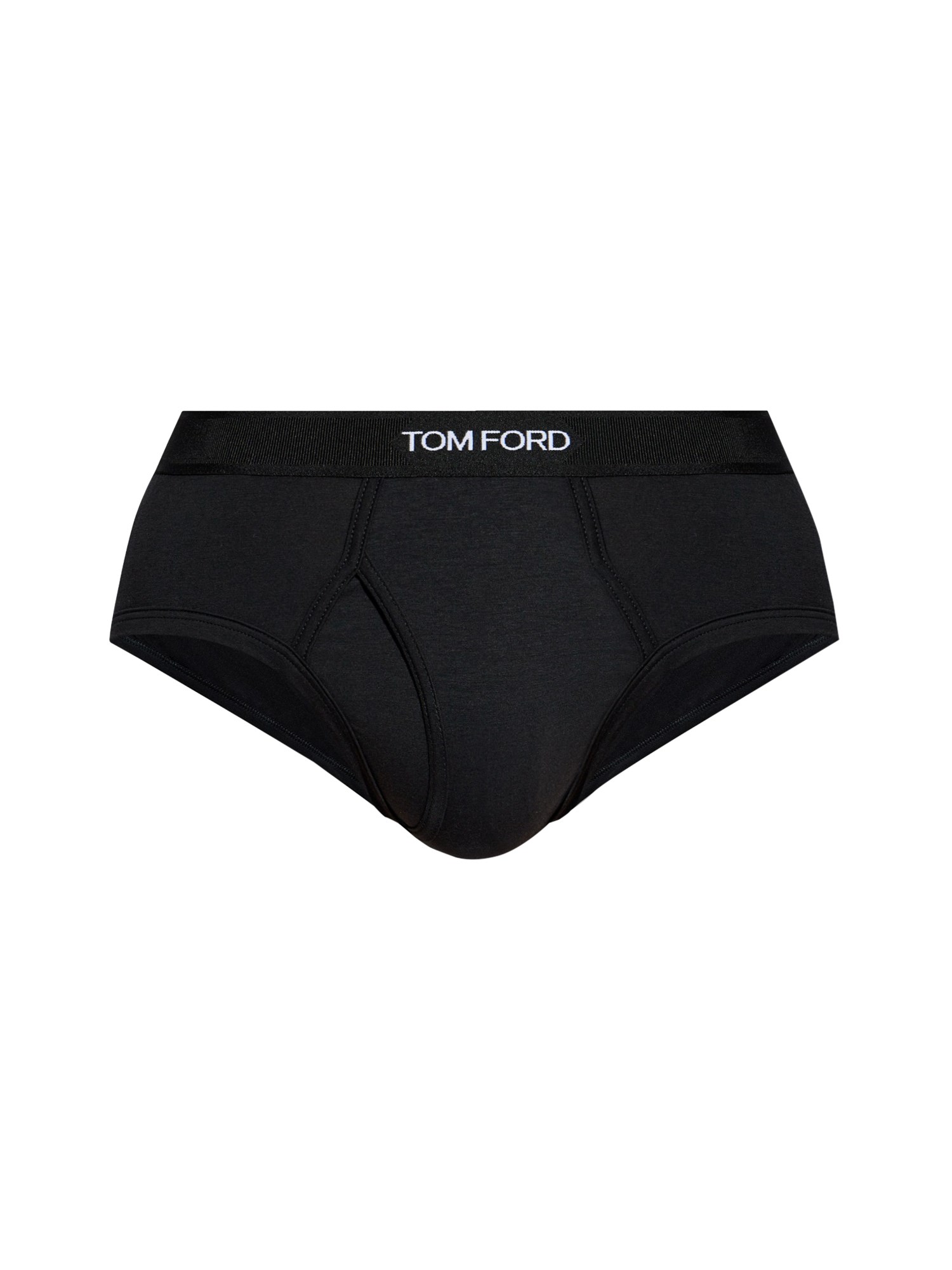 Shop Tom Ford Briefs With Logo In Black