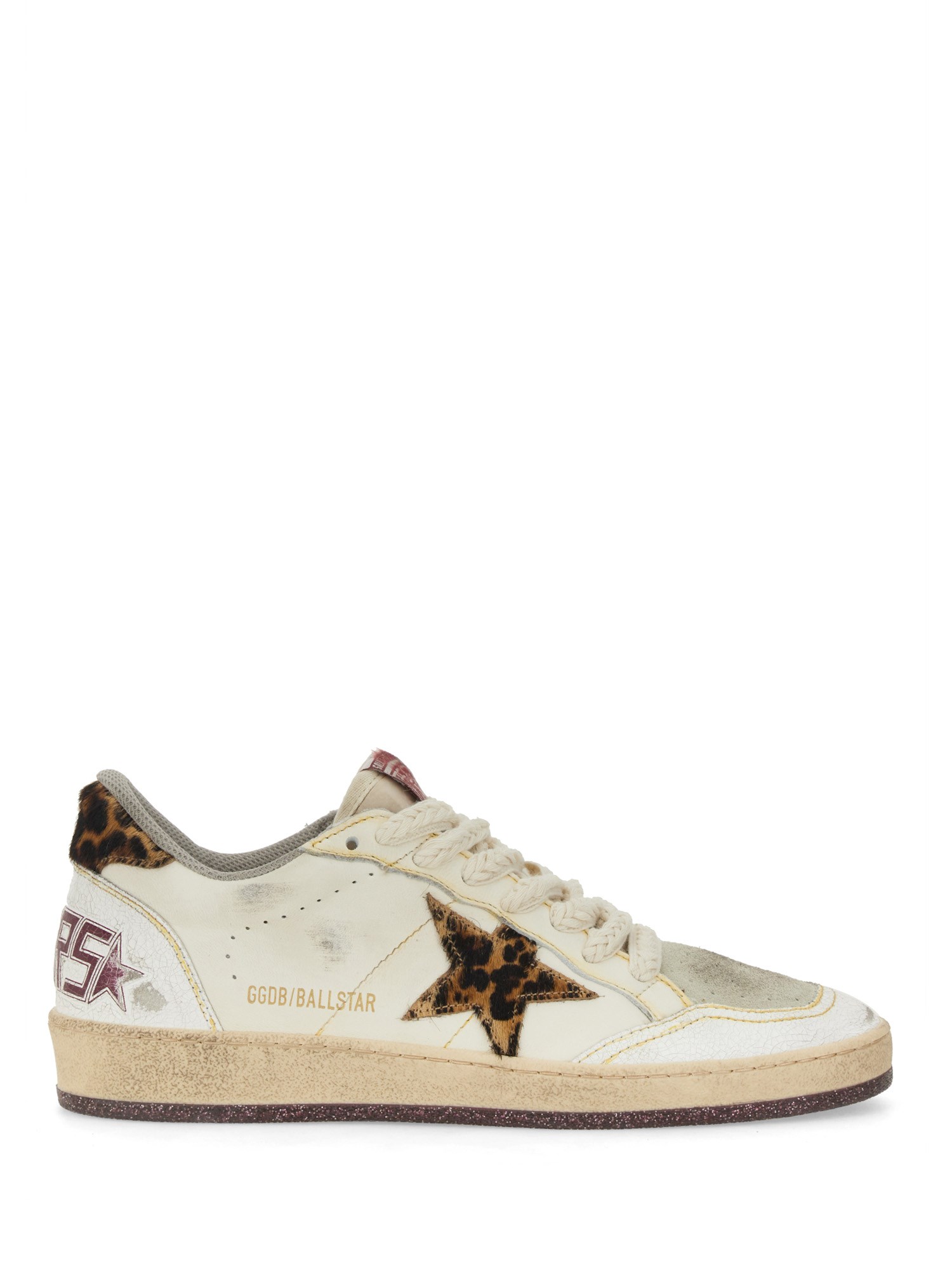 Shop Golden Goose Ballstar Sneaker In Ivory