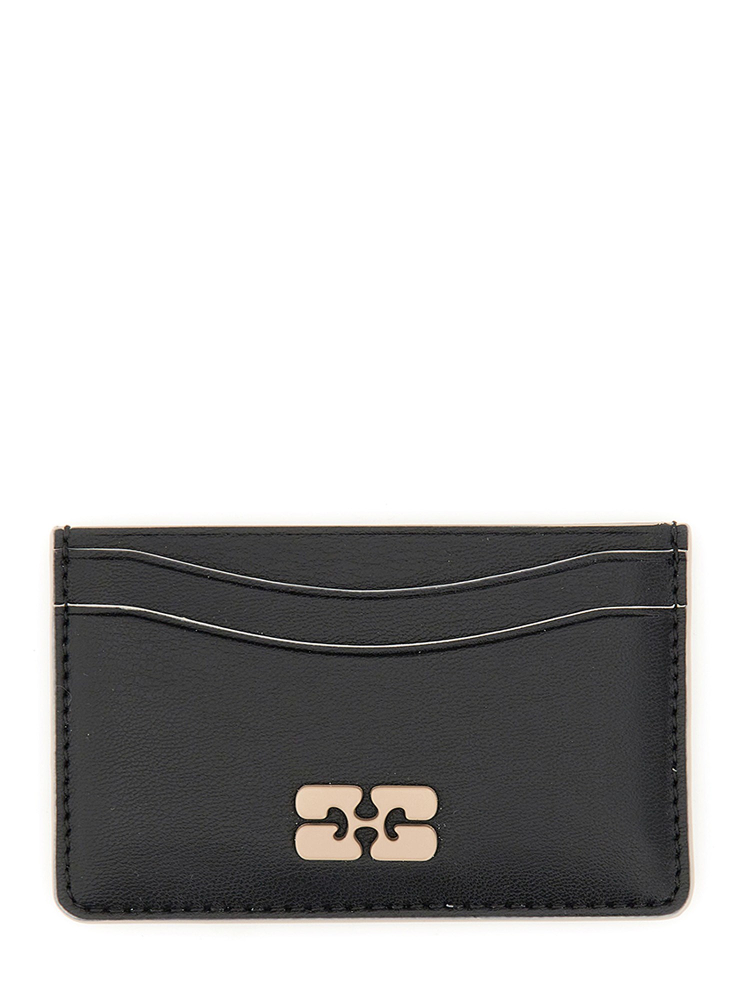 Shop Ganni Bou" Card Holder In Black