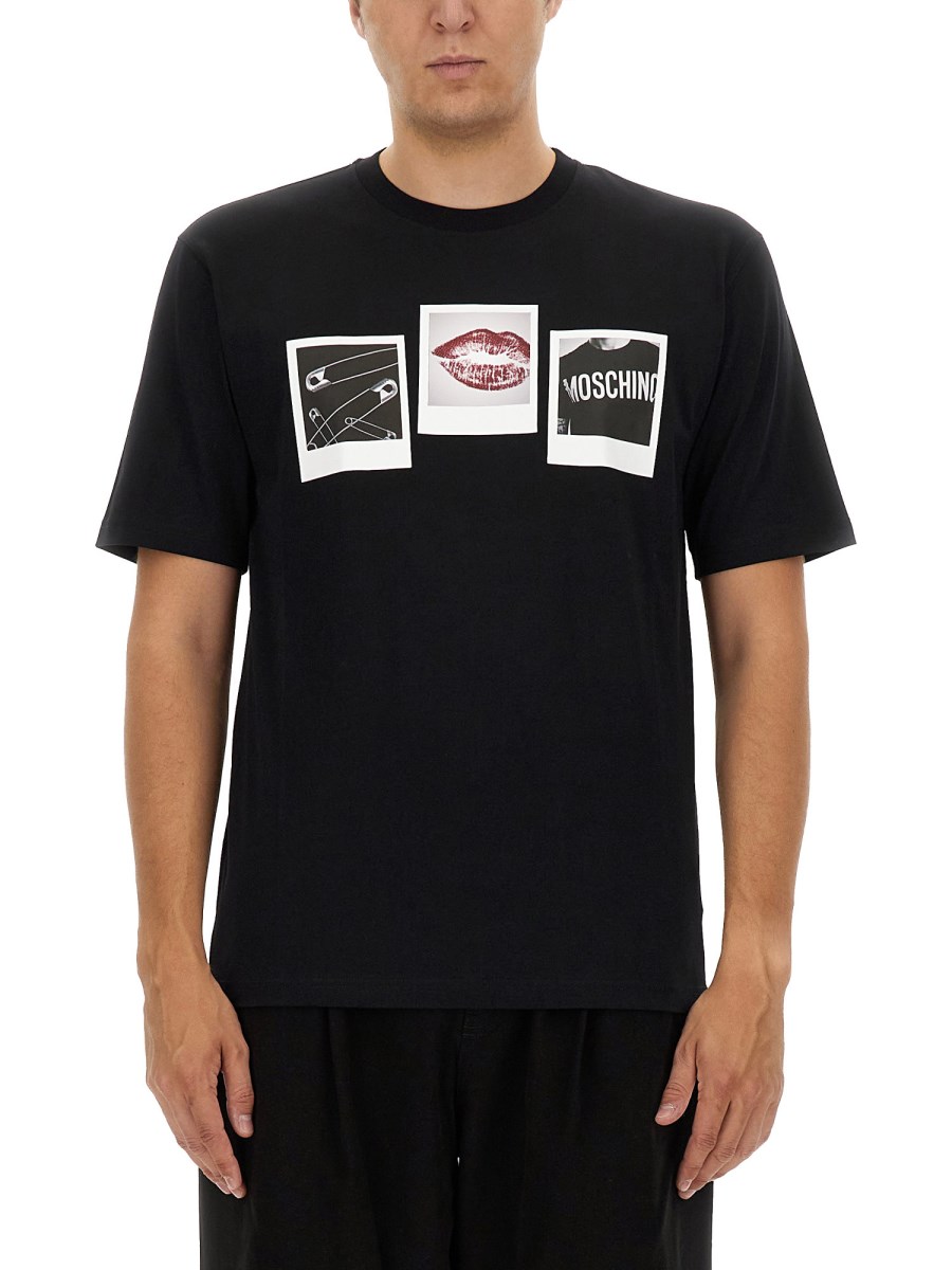 MOSCHINO T-SHIRT CON STAMPA