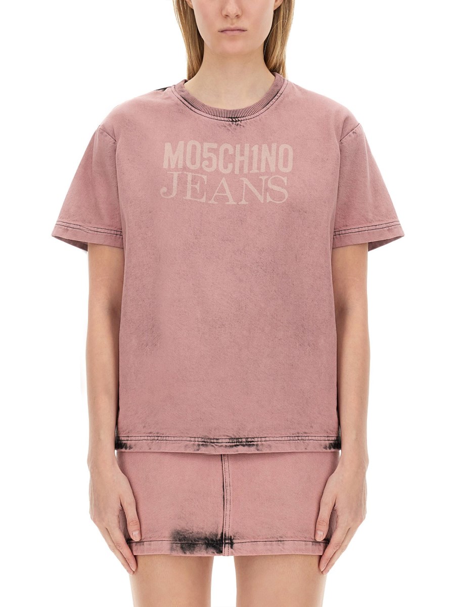 MOSCHINO JEANS T-SHIRT CON LOGO