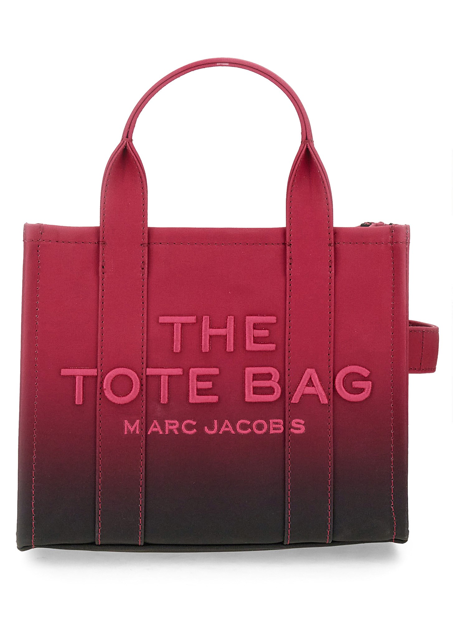 Shop Marc Jacobs The Tote Small Bag In Fuchsia