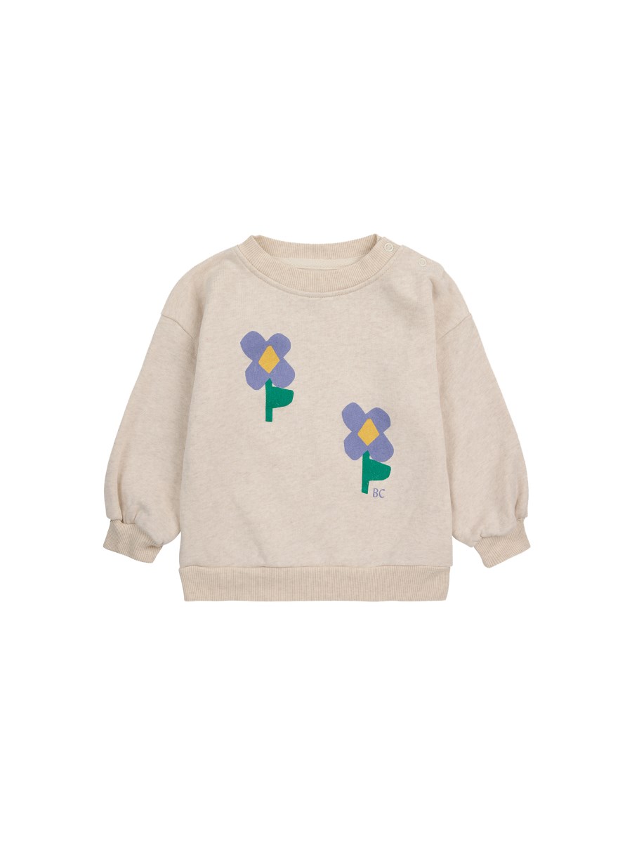 baby pansy flower sweatshirt