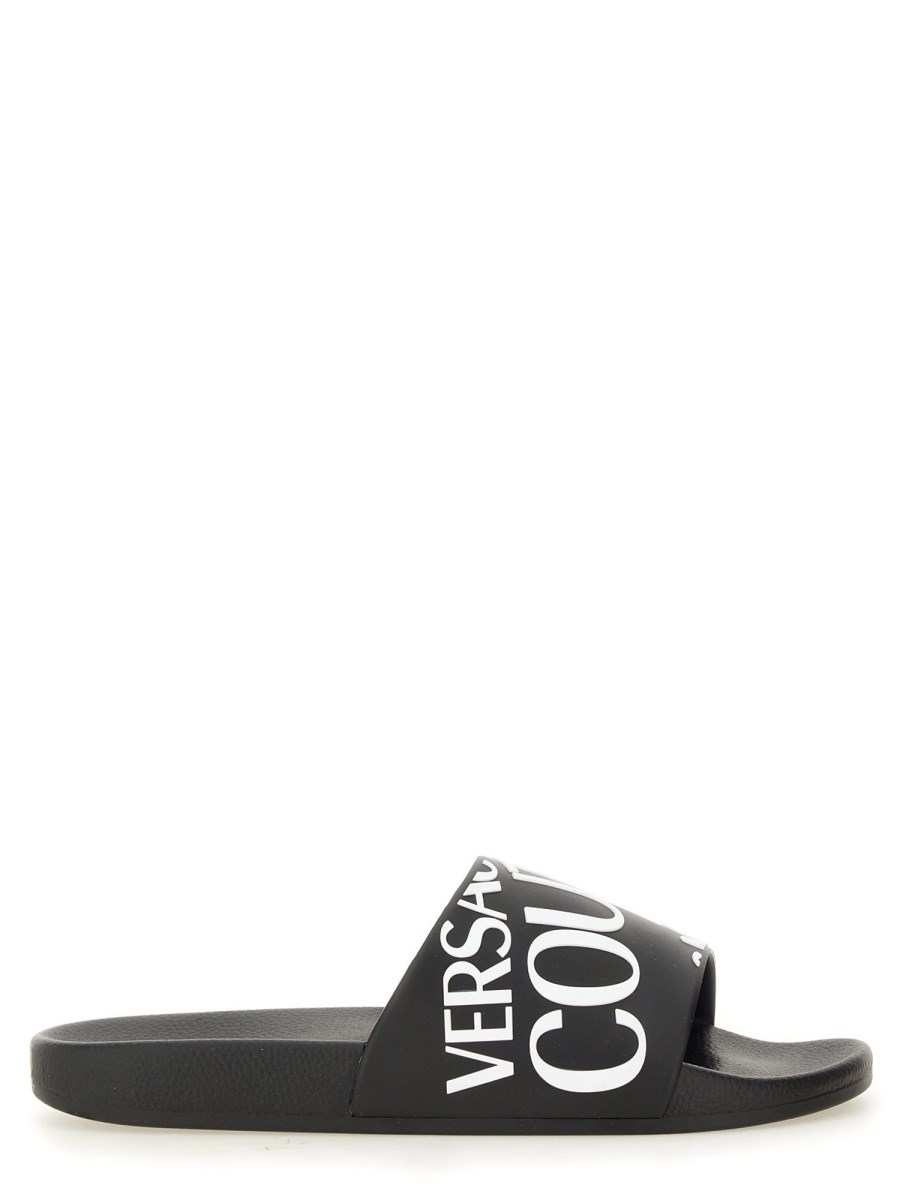 VERSACE JEANS COUTURE SANDALO SLIDE CON LOGO