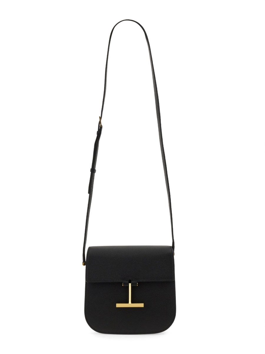 TOM FORD BORSA MINI TARA IN PELLE MARTELLATA