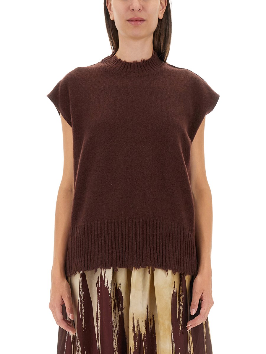 UMA WANG TOP "SLV" IN CASHMERE