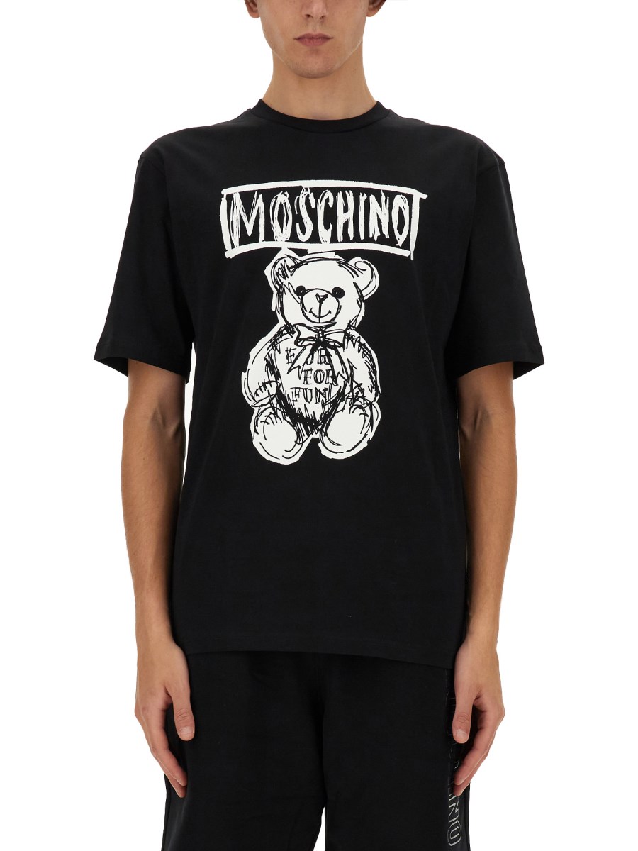 MOSCHINO T-SHIRT IN COTONE