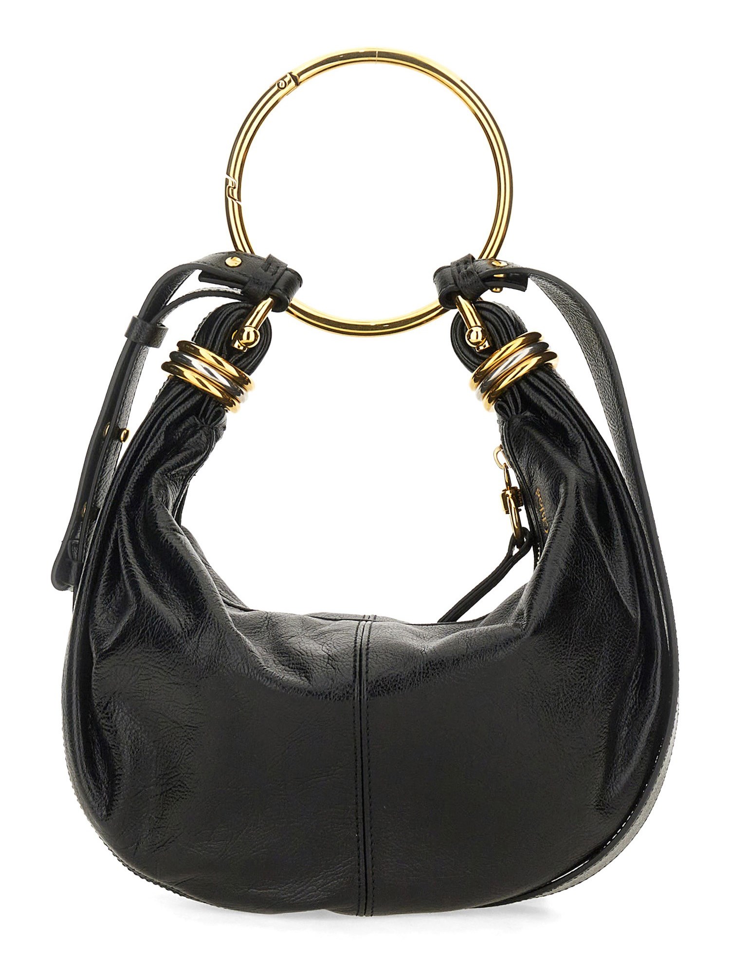 Shop Chloé Small Hobo Bag In Black