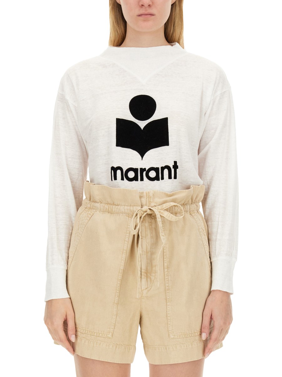 MARANT ÉTOILE T-SHIRT KILSEN IN LINO