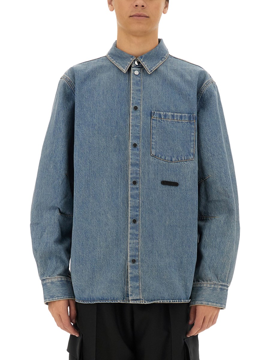 HELMUT LANG CAMICIA IN DENIM DI COTONE