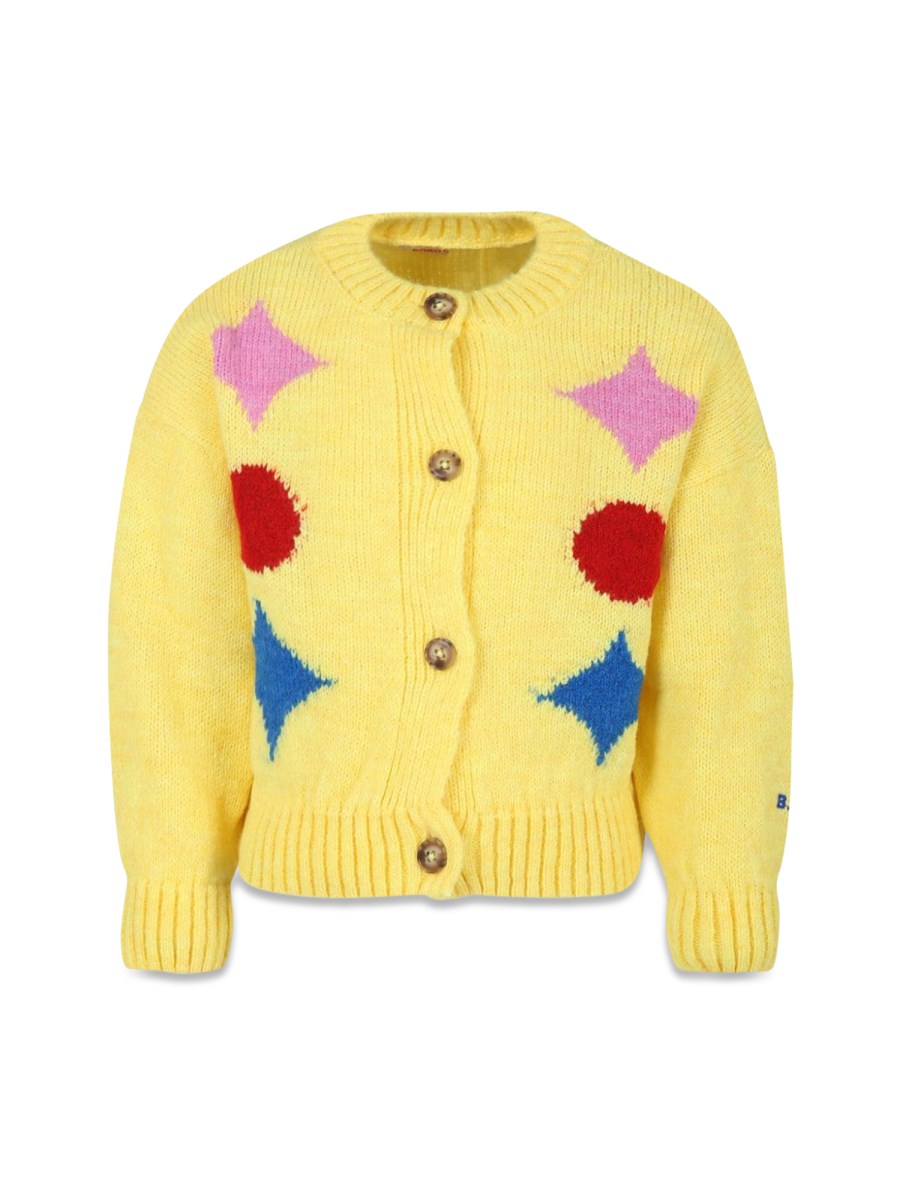 sparkles intarsia cardigan