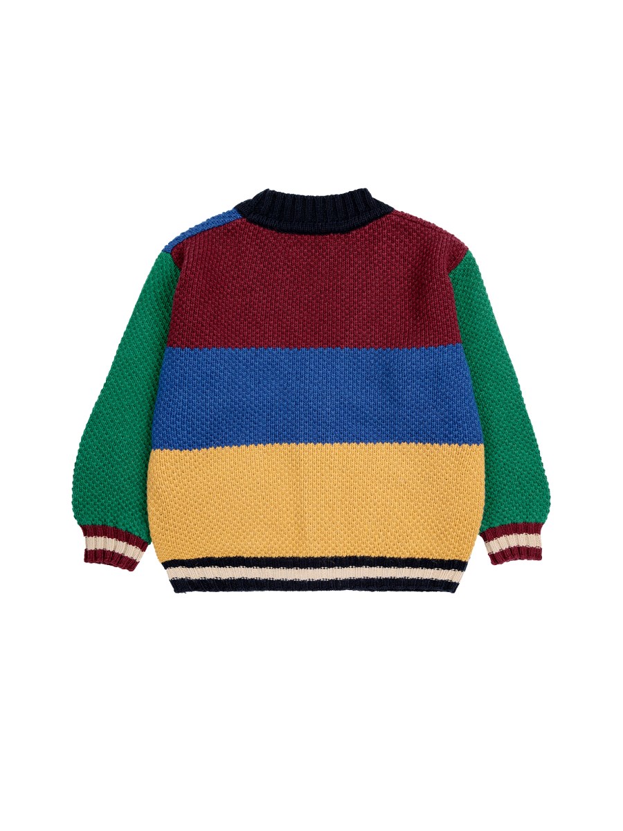 b.c vintage color block cardigan